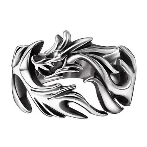 Other Titanium Steel Dragon Ring Size ONE SIZE - 4 Thumbnail