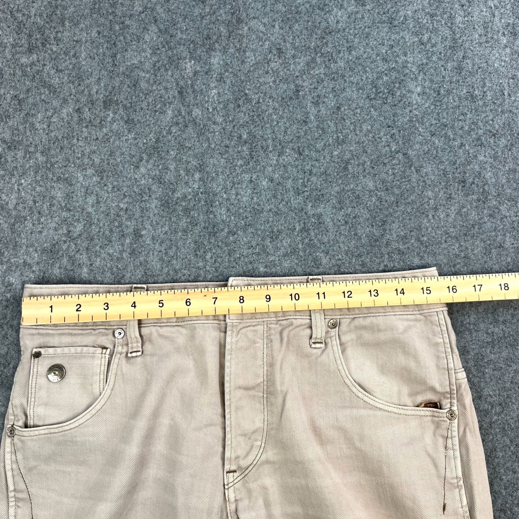 G-Star G Star Mens Jeans Tapered Arc Twisted 31 32 Stone Grey 100% Cotton Button Fly Denim Regular Fit 5-Pocket Mens Jeans Footwear? Size US 31 - 6 Thumbnail