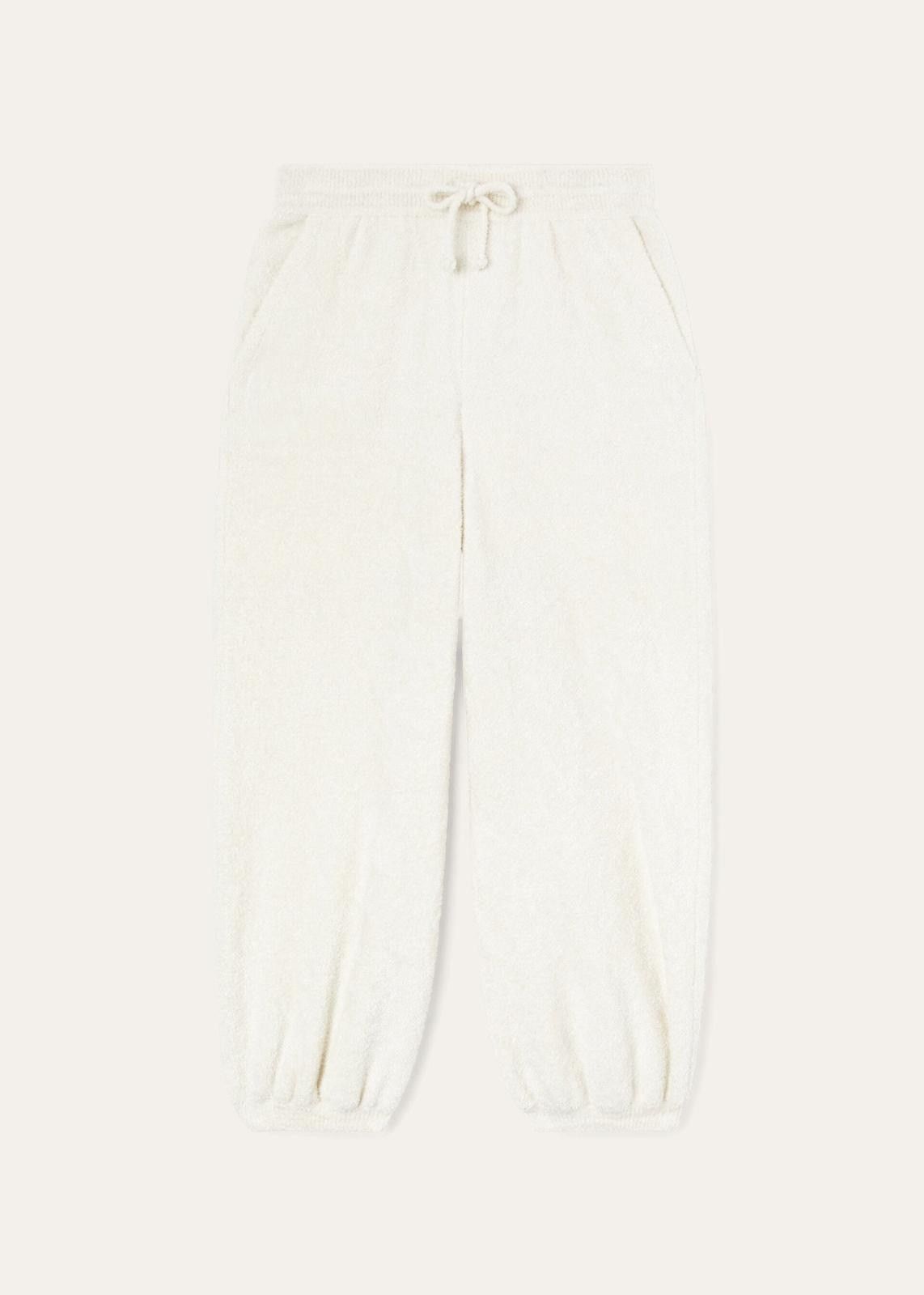 o1srvl11e1124 Cocooning Regular-Fit Trouser in White