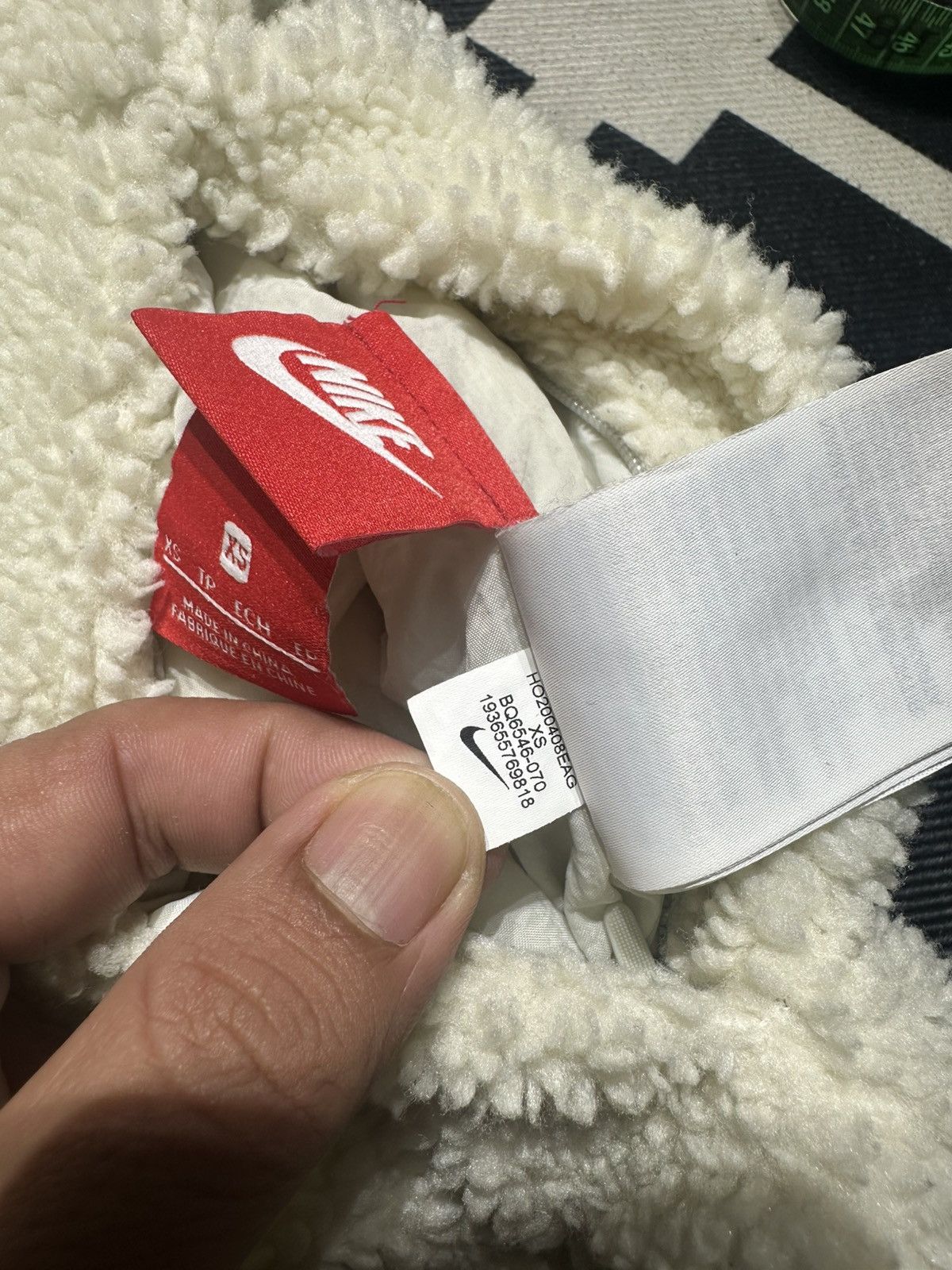 Nike Nike Reversible Sherpa Jacket Size US XS / EU 42 / 0 - 12 Thumbnail