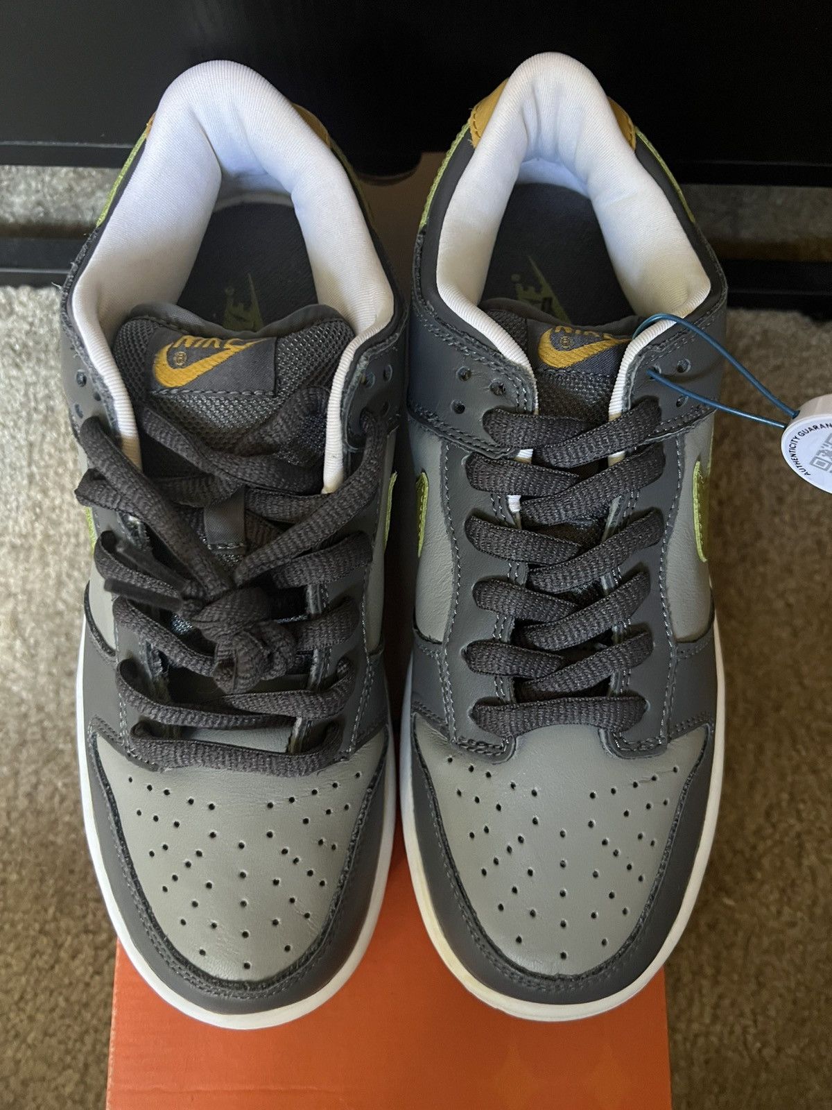Nike Nike Dunk Low Pro B Graphite Camper Green 2002 Size 8.5 DS Size US 8.5 / EU 41-42 - 12 Thumbnail