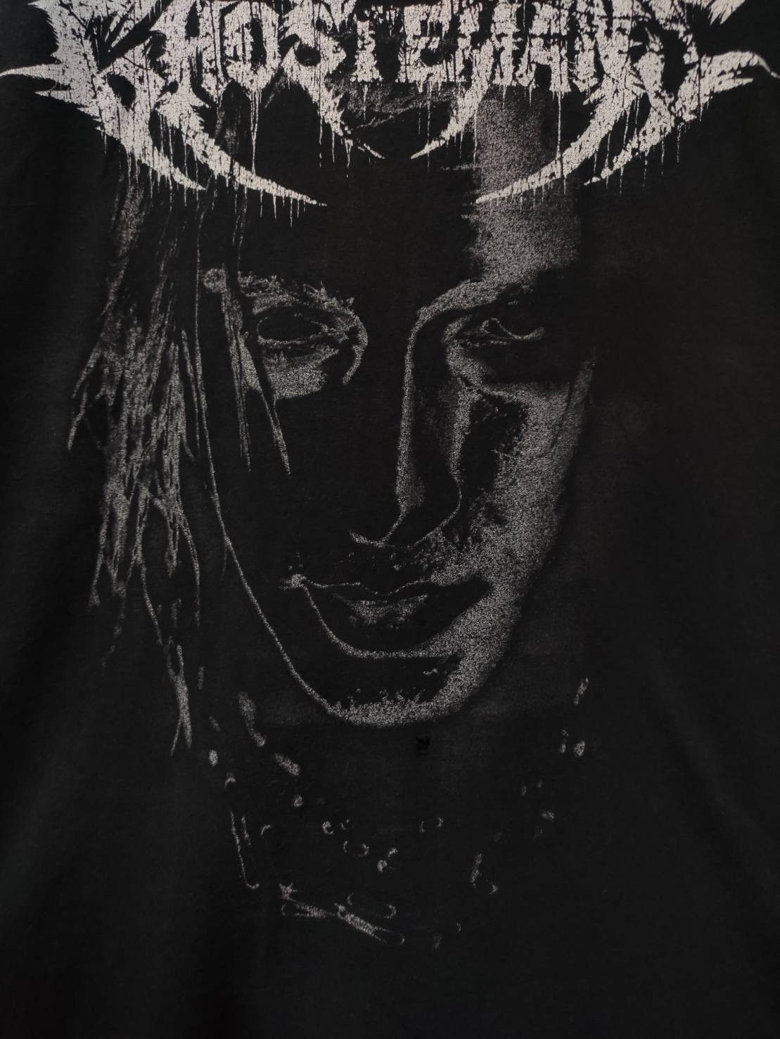 GHOSTEMANE Ghostemane Contrast Black & White Photo T-Shirt Size US XL / EU 56 / 4 - 4 Thumbnail