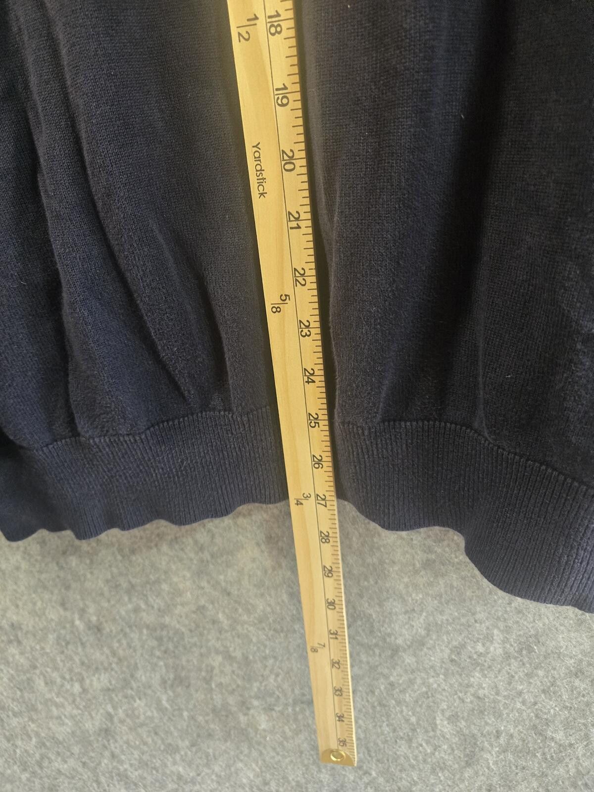 Pendleton Pendleton XL Navy V-Neck Pima Cotton Pullover Sweater Size US XL / EU 56 / 4 - 5 Thumbnail