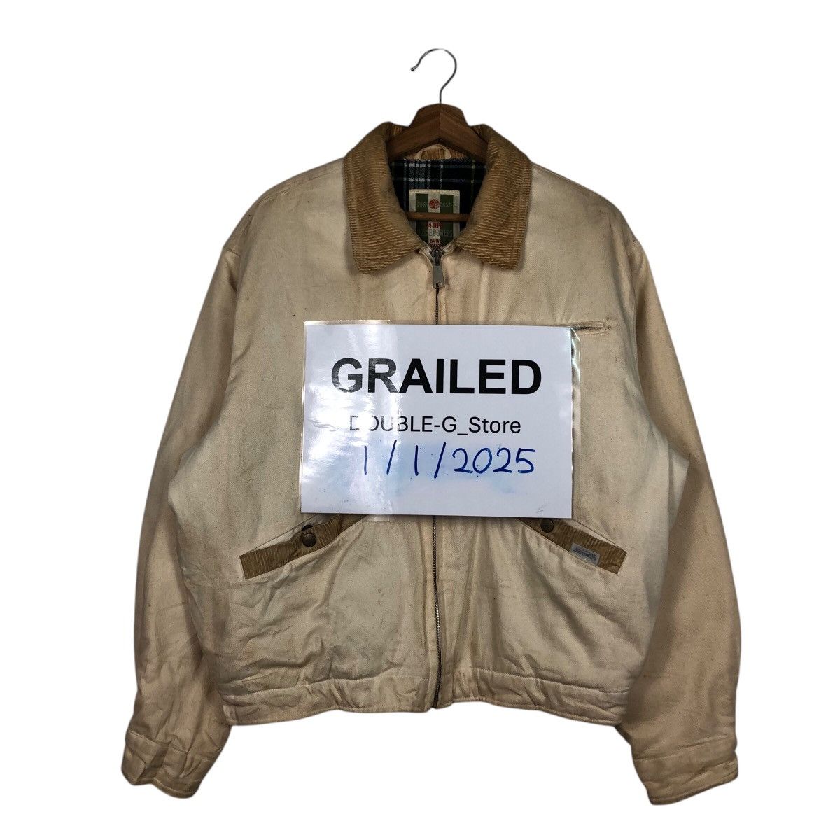 Japanese Brand 📌Vtg Bomber Jacket Horse Power Blanket Tartan Issey Miyake Size US L / EU 52-54 / 3 - 1 Thumbnail