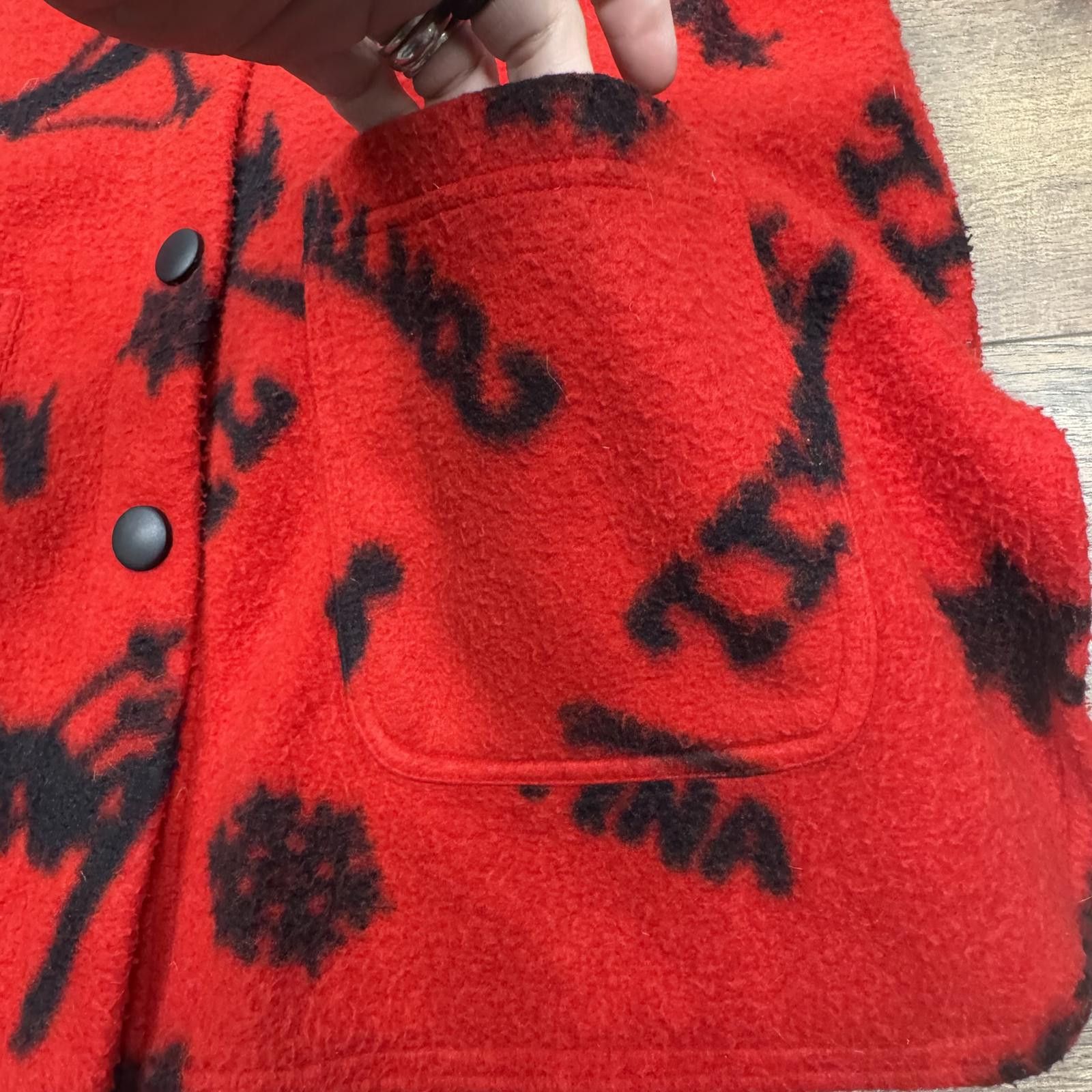 Other Women’s Vintage 90s Carole Little Ski Print Fleece Jacket Size M / US 6-8 / IT 42-44 - 5 Thumbnail
