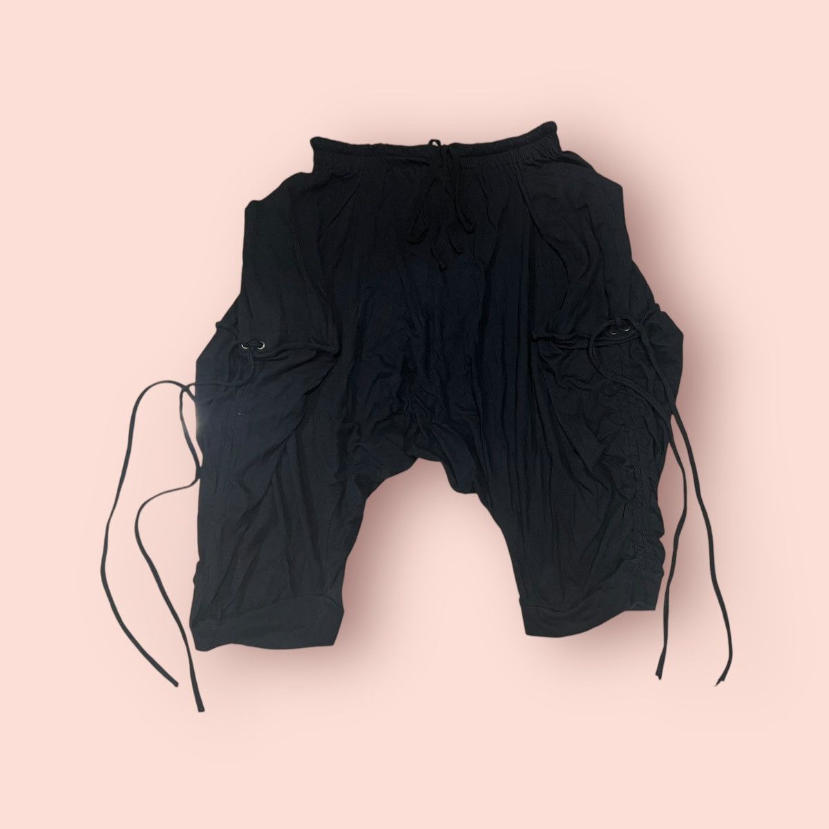 Japanese Brand RARE AMINA BONDAGE STYLE 3 QUATER HAREM PANTS Size US 33 - 1 Thumbnail