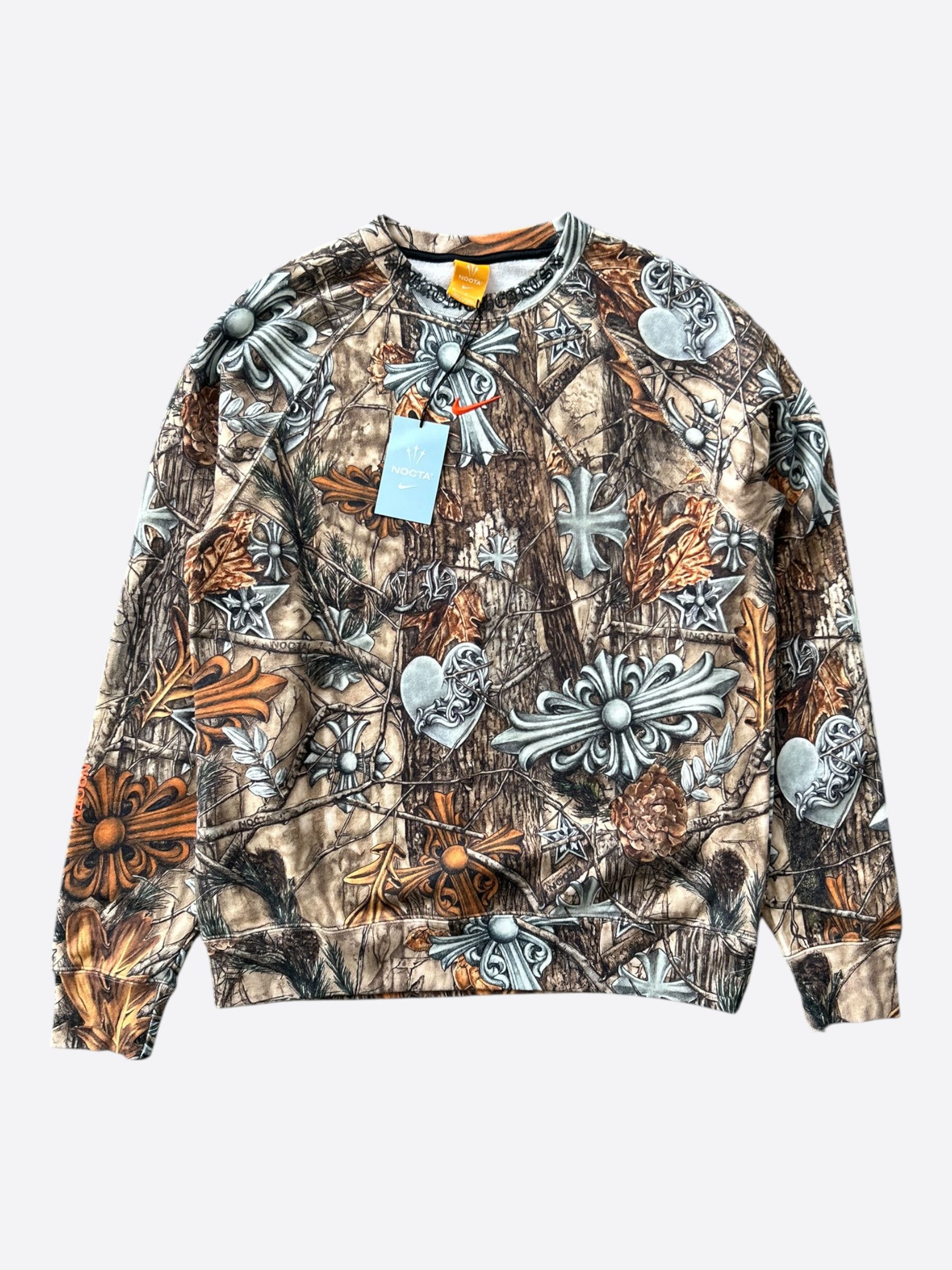 Chrome Hearts Chrome Hearts Nike NOCTA Camouflage Horseshoe Logo Sweater Size US M / EU 48-50 / 2 - 1 Thumbnail