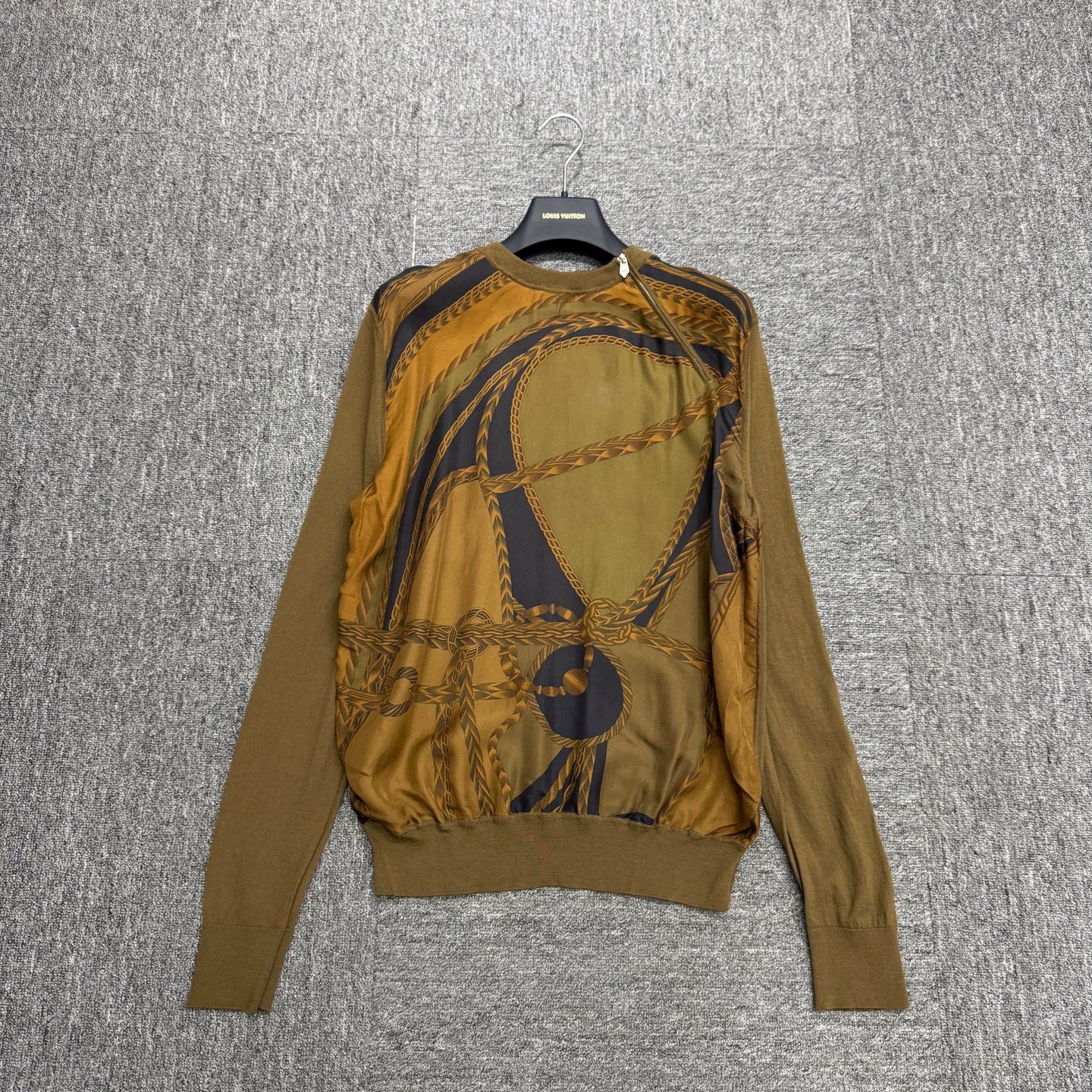 Hermes Hermes Silk Wool Paneled Knit Sweater S Size S / US 4 / IT 40 - 1 Thumbnail