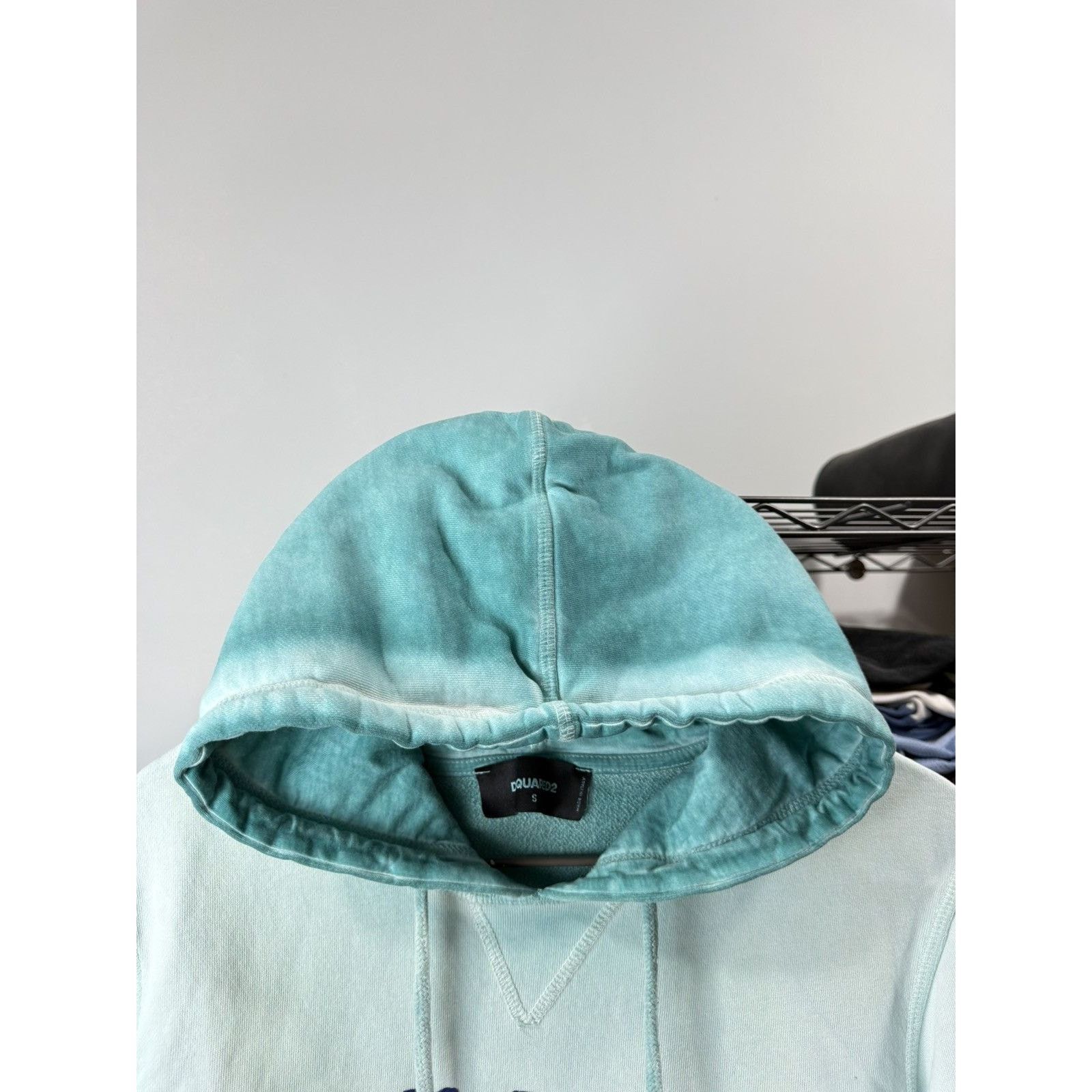 Dsquared2 💥Rare! Dsquared2 Gradient Hoodie Luxury Made In Italy Size US S / EU 44-46 / 1 - 4 Thumbnail