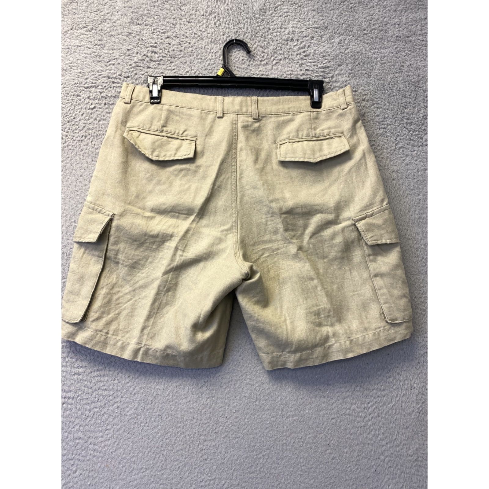 Vintage Breakwater Cargo Shorts Size 36 Beige Men's Casual Beach Wear Size US 36 / EU 52 - 6 Thumbnail