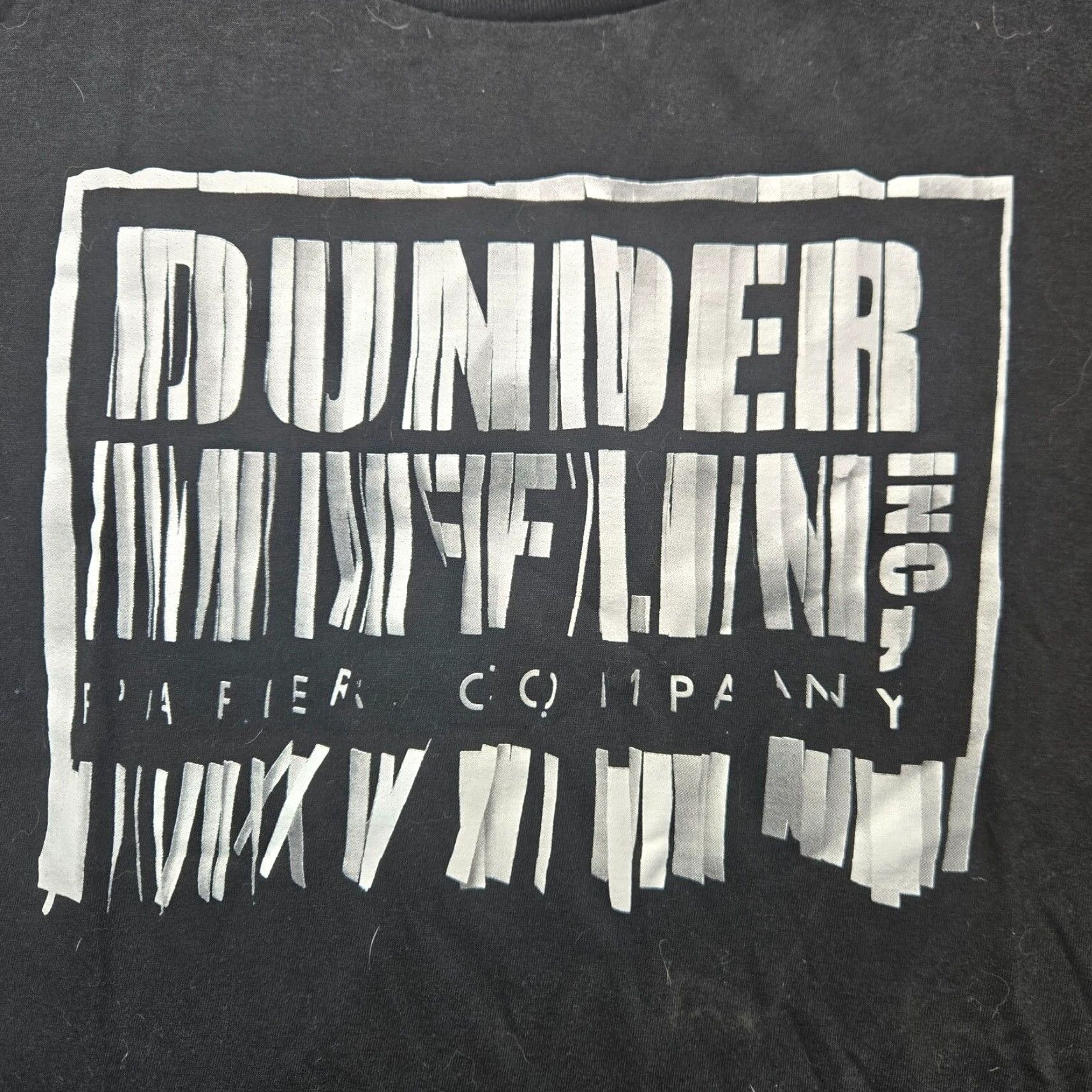 Vintage VINTAGE The Office Shirt Unisex Adults L Black Dunder Mifflin Inc Paper Company Tee T-Shirt Mens Size US L / EU 52-54 / 3 - 2 Thumbnail