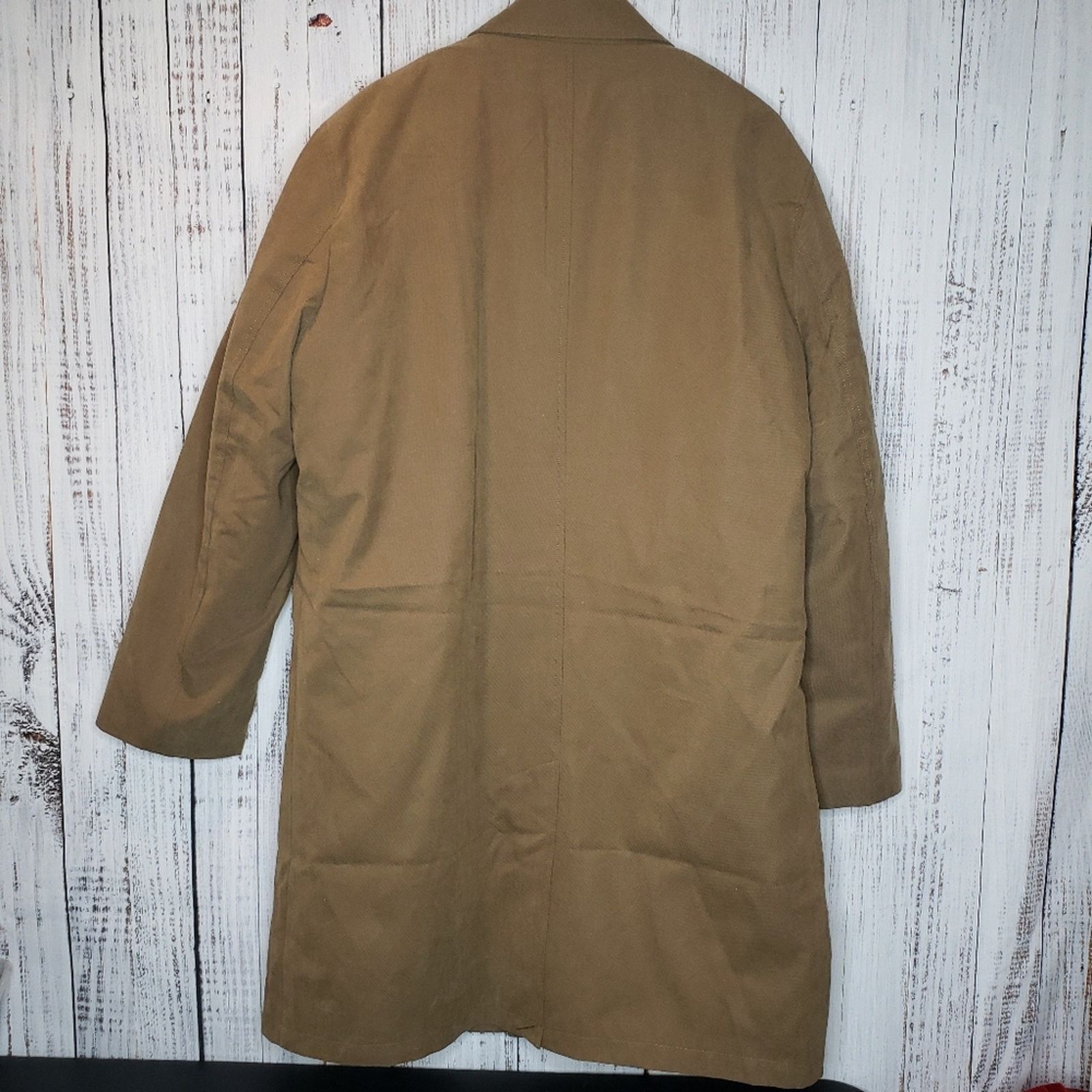 London Fog Men's Durham London Fog Trench/Rain Coat Sz 44L Quilted. Size US L / EU 52-54 / 3 - 5 Thumbnail