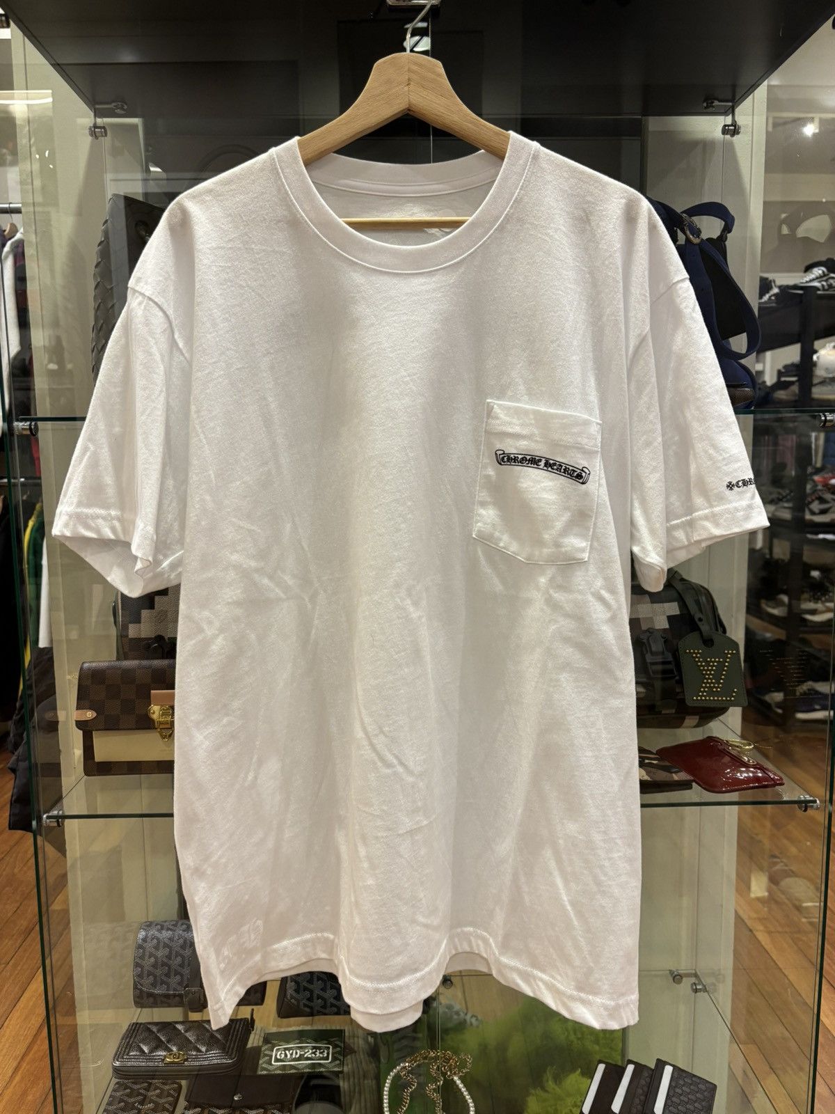 Chrome Hearts Chrome Hearts Scroll Tee - White Size US XL / EU 56 / 4 - 1 Thumbnail