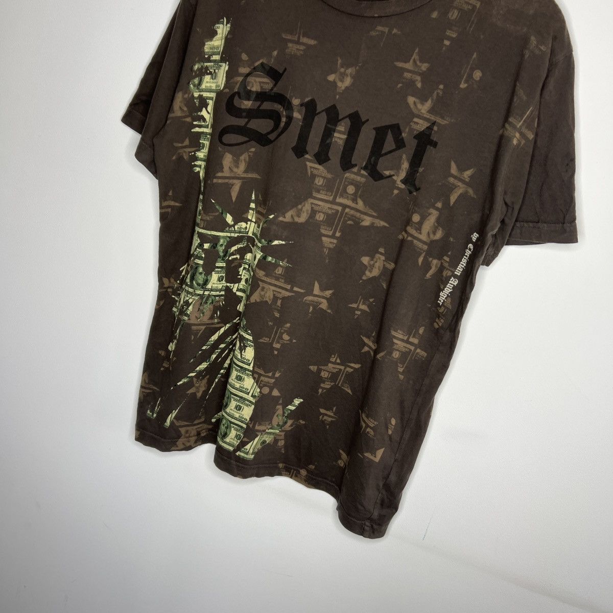 Christian Audigier × Ed Hardy × Vintage Vintage Smet By Christian Audigier Crazy Skull T-Shirt Size US M / EU 48-50 / 2 - 3 Thumbnail