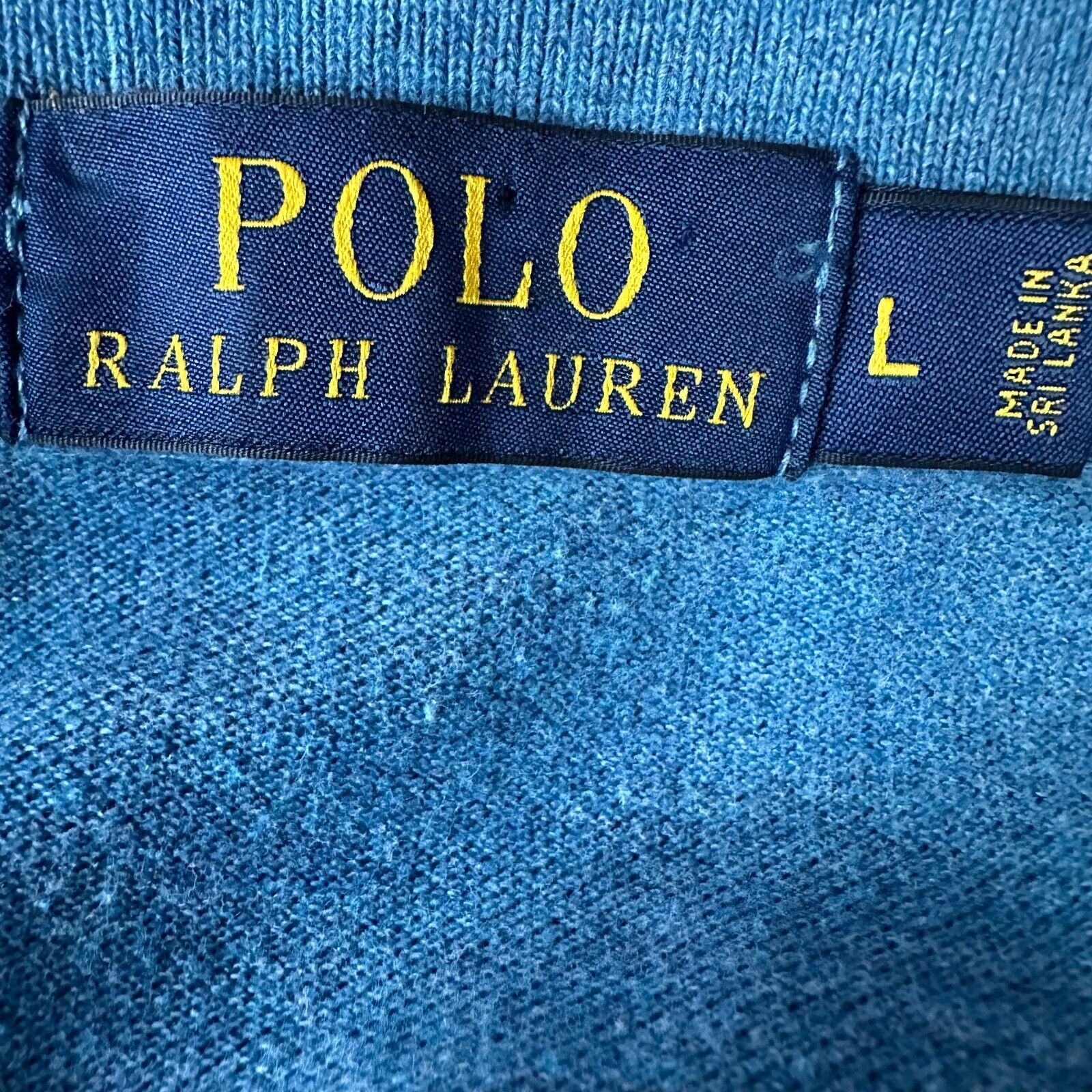Polo Ralph Lauren Polo Ralph Lauren Polo Shirt Men’s Large Blue Cotton Size US L / EU 52-54 / 3 - 5 Thumbnail
