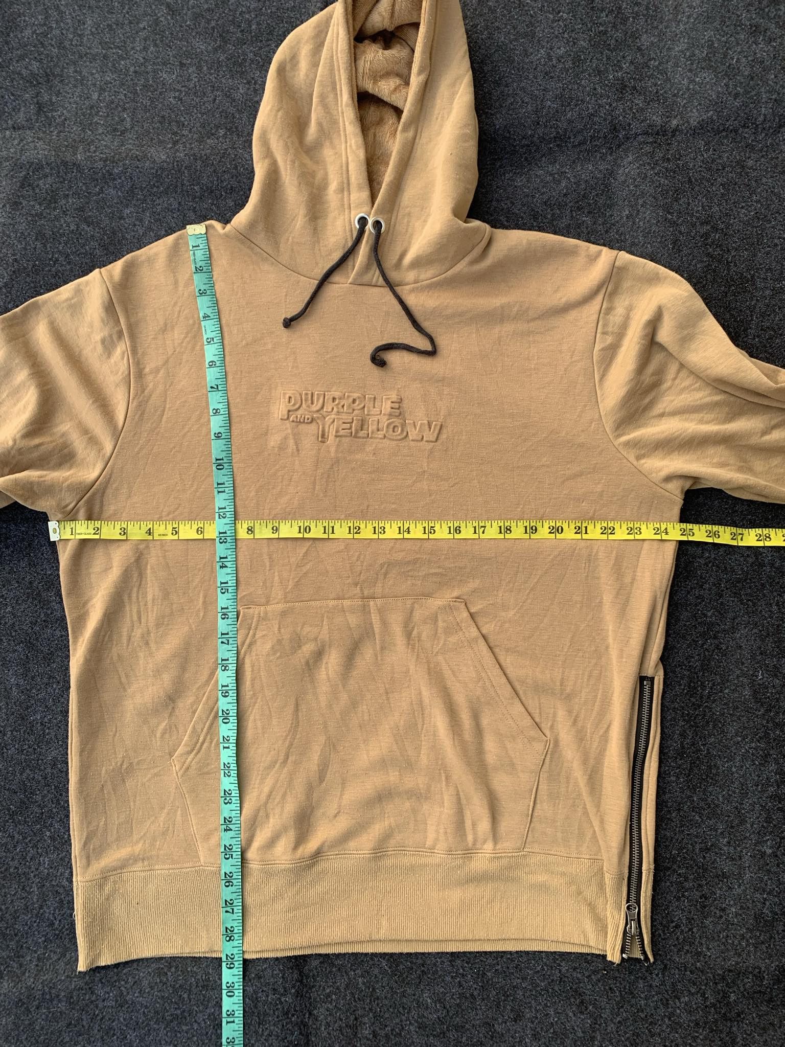 Japanese Brand Purple & Yellow japanese brand side zipper hoodie mustard. Size US L / EU 52-54 / 3 - 3 Thumbnail