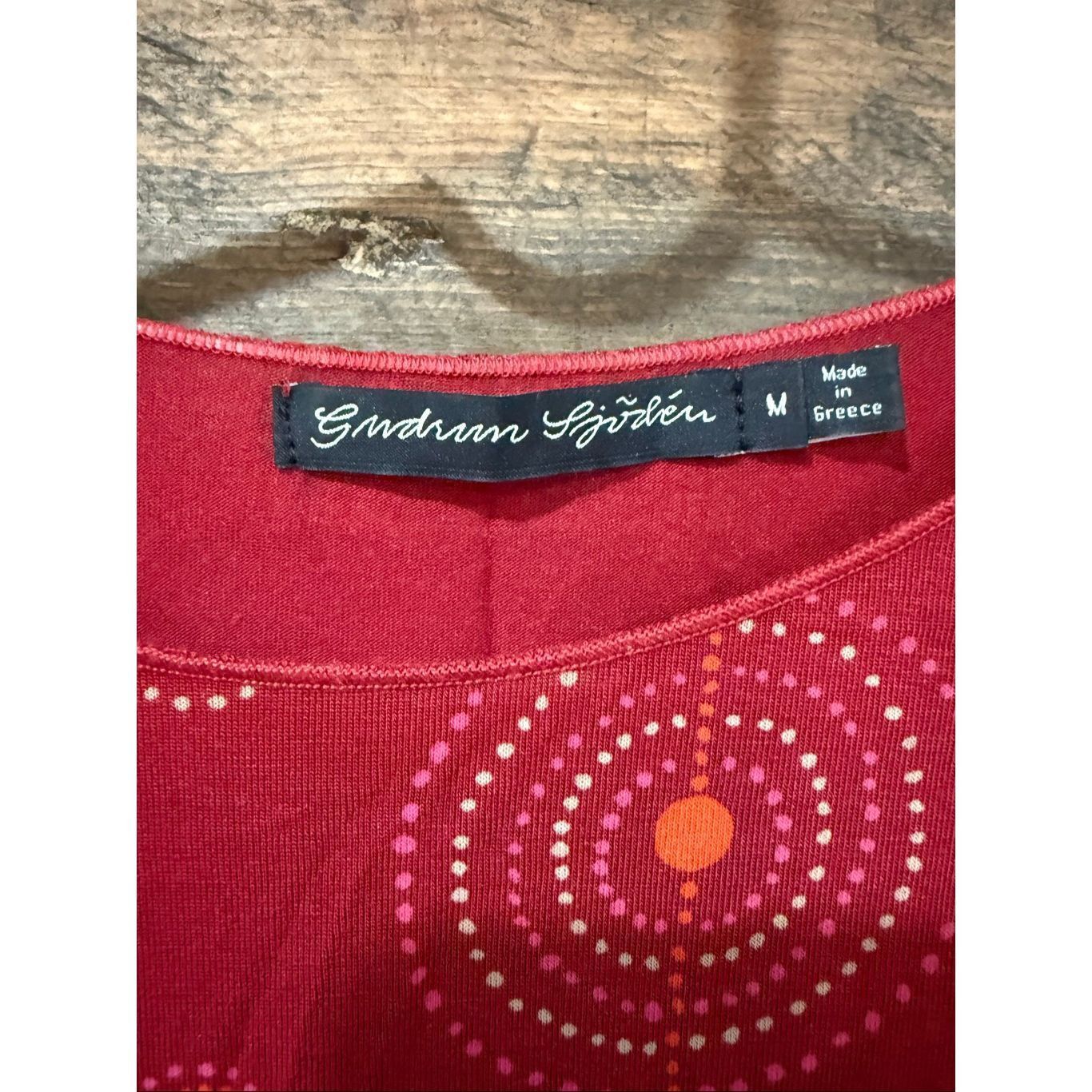 Guru Gudrun Sjödén long-sleeve top boho lagenlook size Medium Size M / US 6-8 / IT 42-44 - 3 Thumbnail