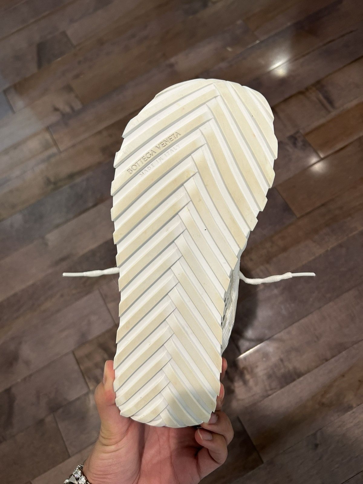 Bottega Veneta × Designer Bottega Veneta orbit sneakers all white size 41 (8 Men’s) Size US 9.5 / IT 39.5 - 7 Thumbnail