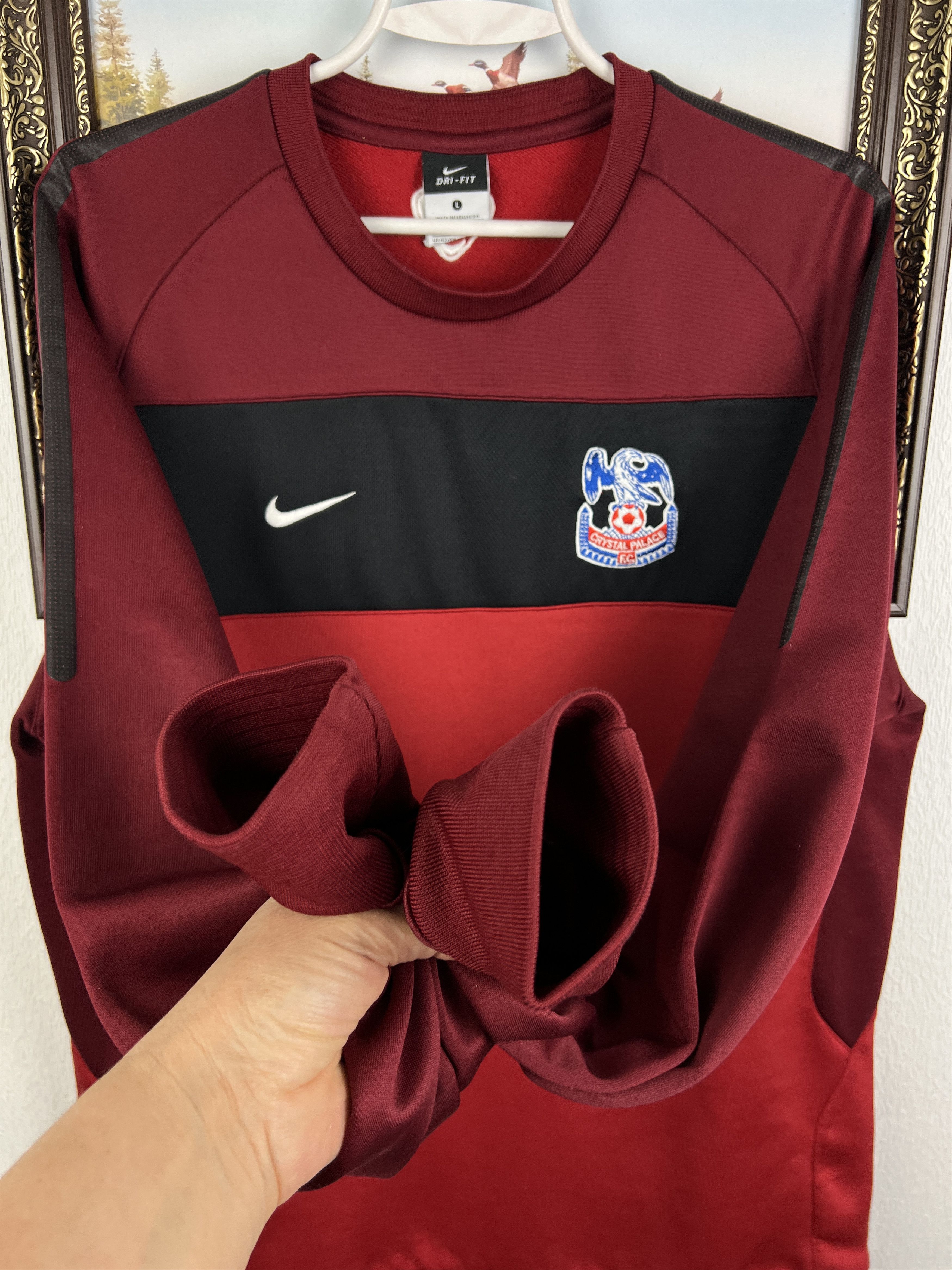 Nike Crystal Palace Football Train Sweatshirt Soccer Track Top Size US L / EU 52-54 / 3 - 5 Thumbnail