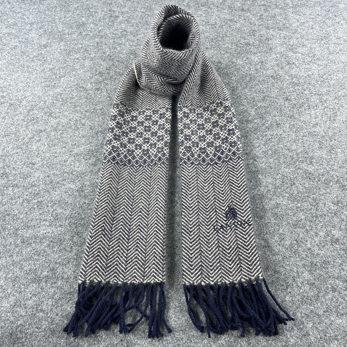 Lanvin Vintage Lanvin Scarf / Muffler / Neckwear T1237 Size ONE SIZE - 5 Thumbnail