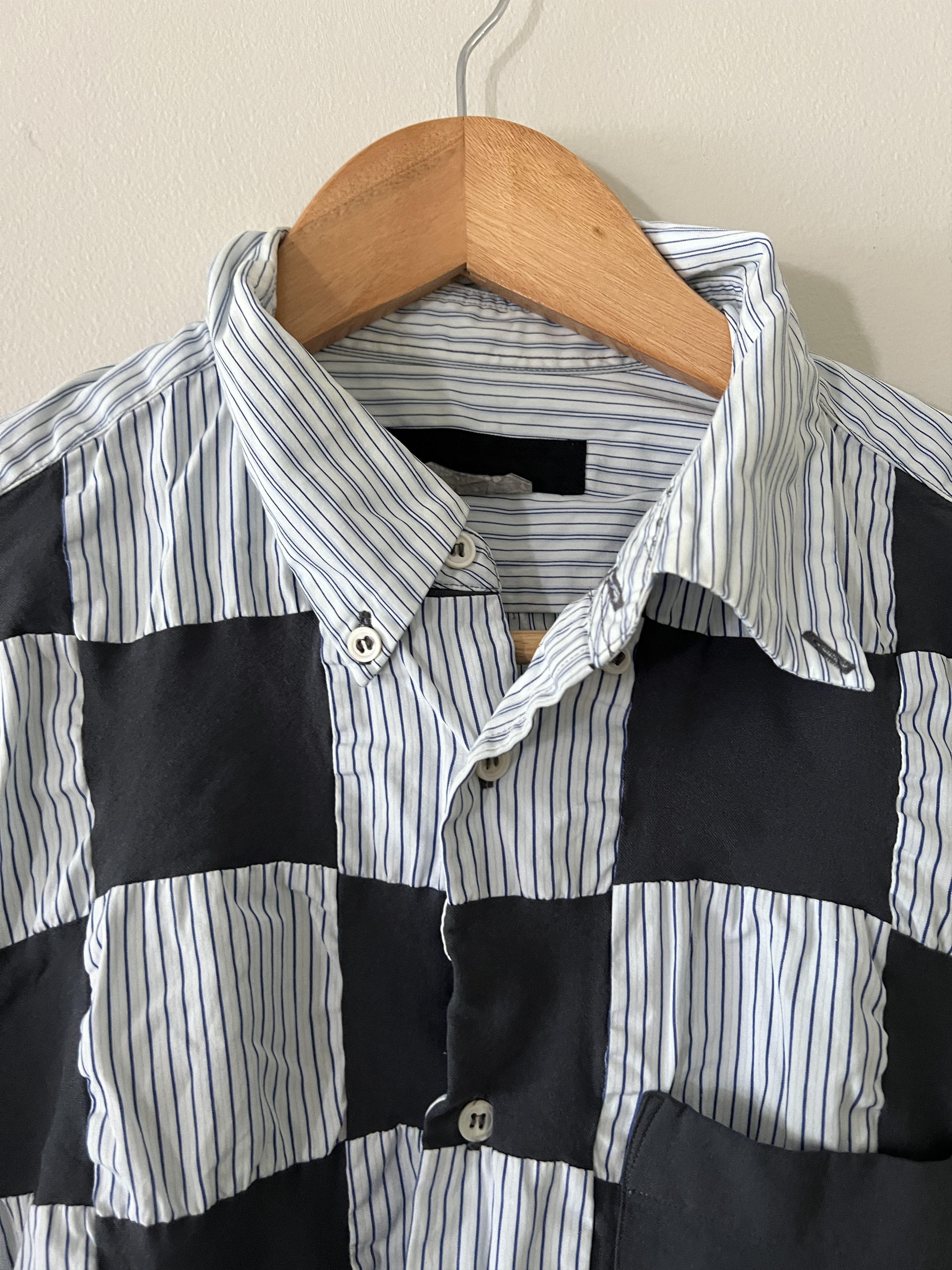 Comme des Garcons Homme Deux Comme Des Garcons, Homme Deux patchwork shirt Size US M / EU 48-50 / 2 - 5 Thumbnail