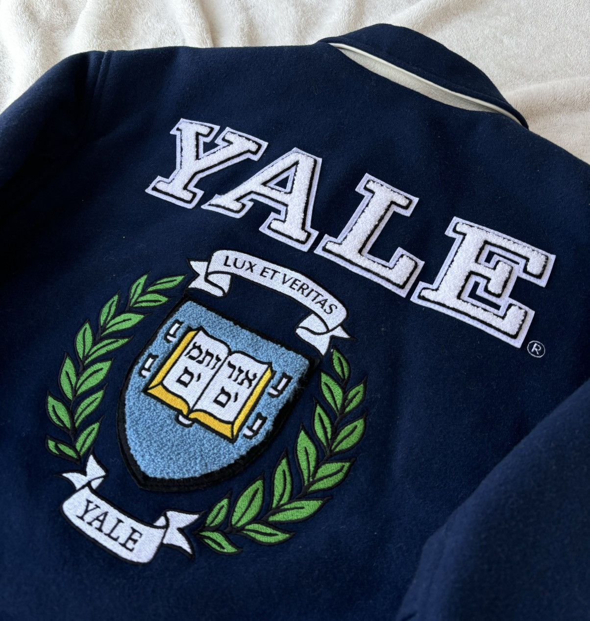 October's Very Own OVO x Yale University Navy Varsity Jacket Size US S / EU 44-46 / 1 - 7 Thumbnail