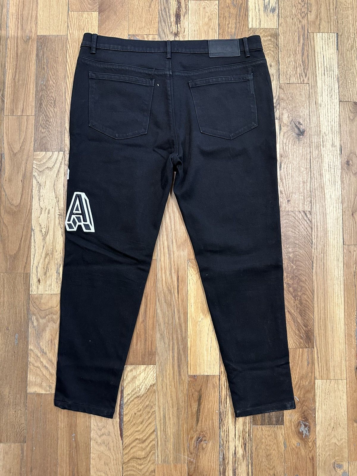 Rta Rta 3D Spell Black Denim Jeans Size 36 Size US 36 / EU 52 - 2 Thumbnail