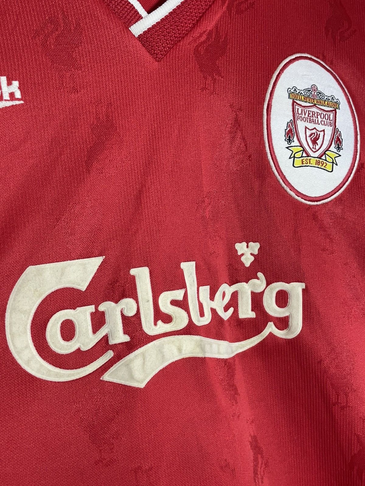 Reebok × Vintage Liverpool FC Reebok 1996/98 Vintage Y2k Football Shirt Size US L / EU 52-54 / 3 - 7 Thumbnail