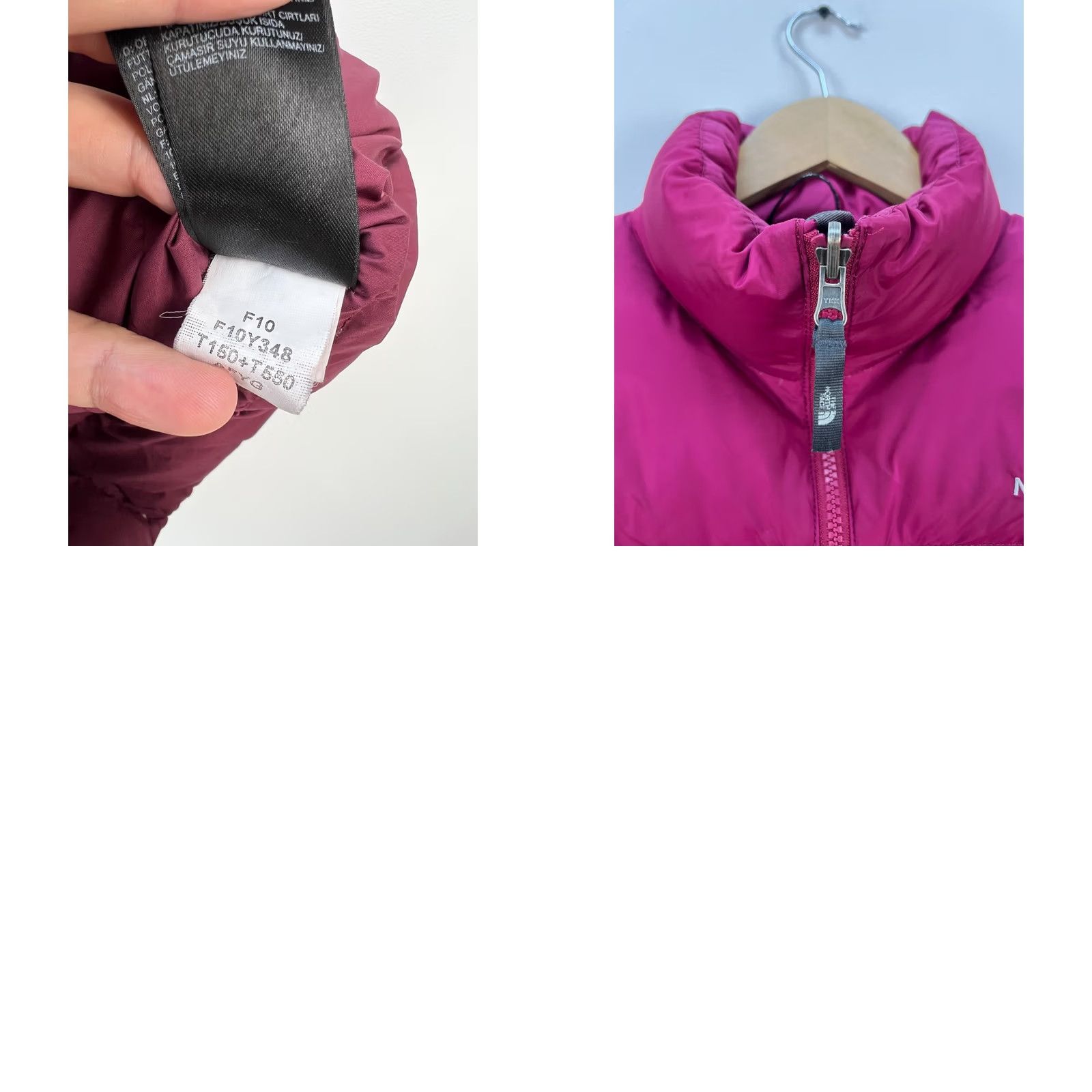 The North Face VINTAGE The North Face 700 Nuptse Puffer Vest Pink Womens M Shirt Vest Pink Womens 90s? Size M / US 6-8 / IT 42-44 - 9 Thumbnail