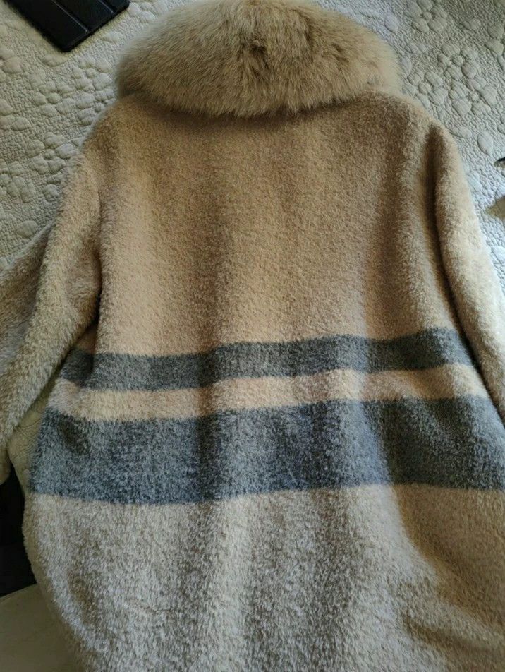 Max Mara Max Mara Alpaca Fox Collar Coat Size S / US 4 / IT 40 - 3 Thumbnail