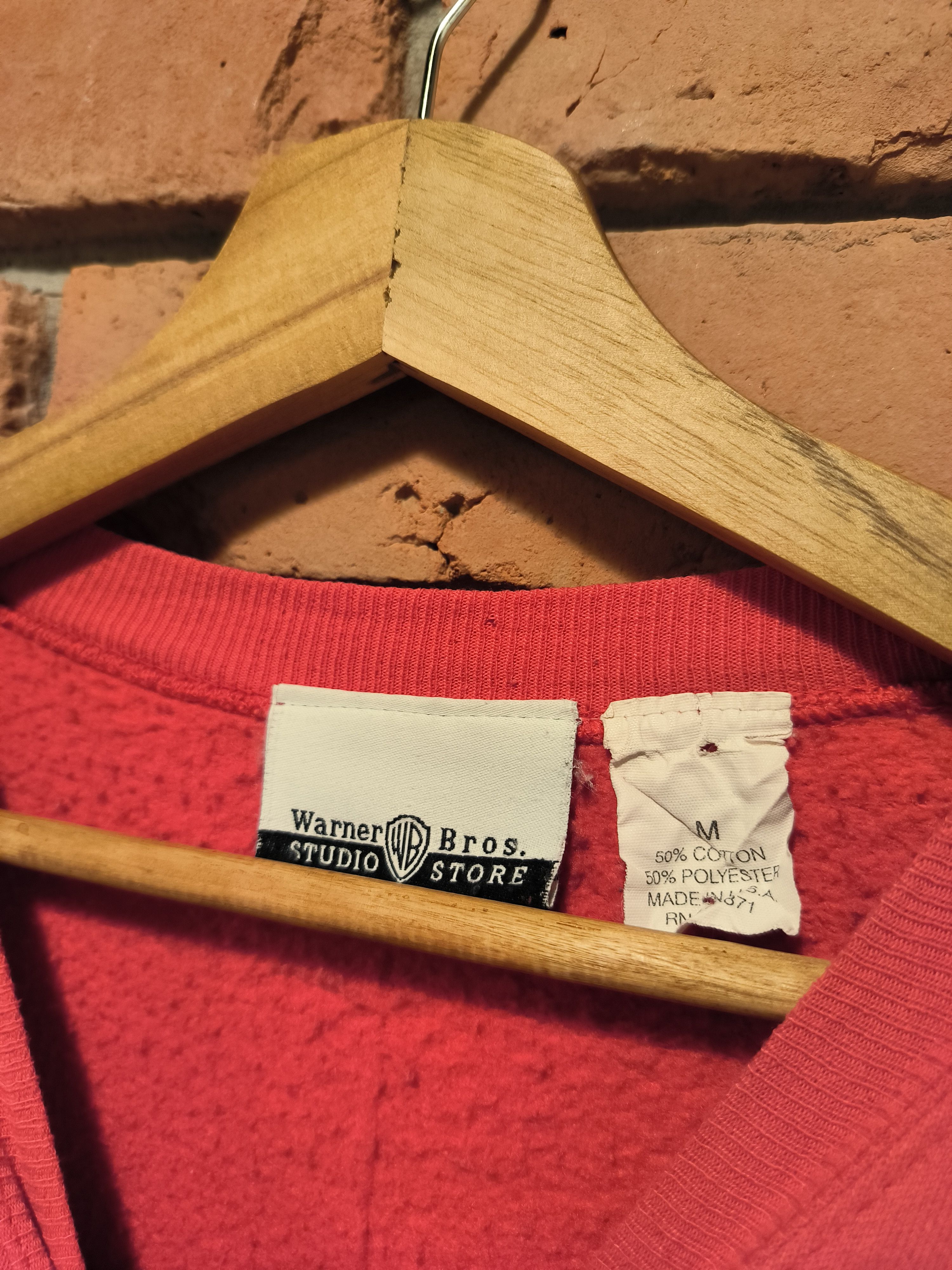 Vintage × Warner Bros Vintage 90s Warner Bros Crewneck Bugs 1997 Sweatshirt USA Size US M / EU 48-50 / 2 - 4 Thumbnail