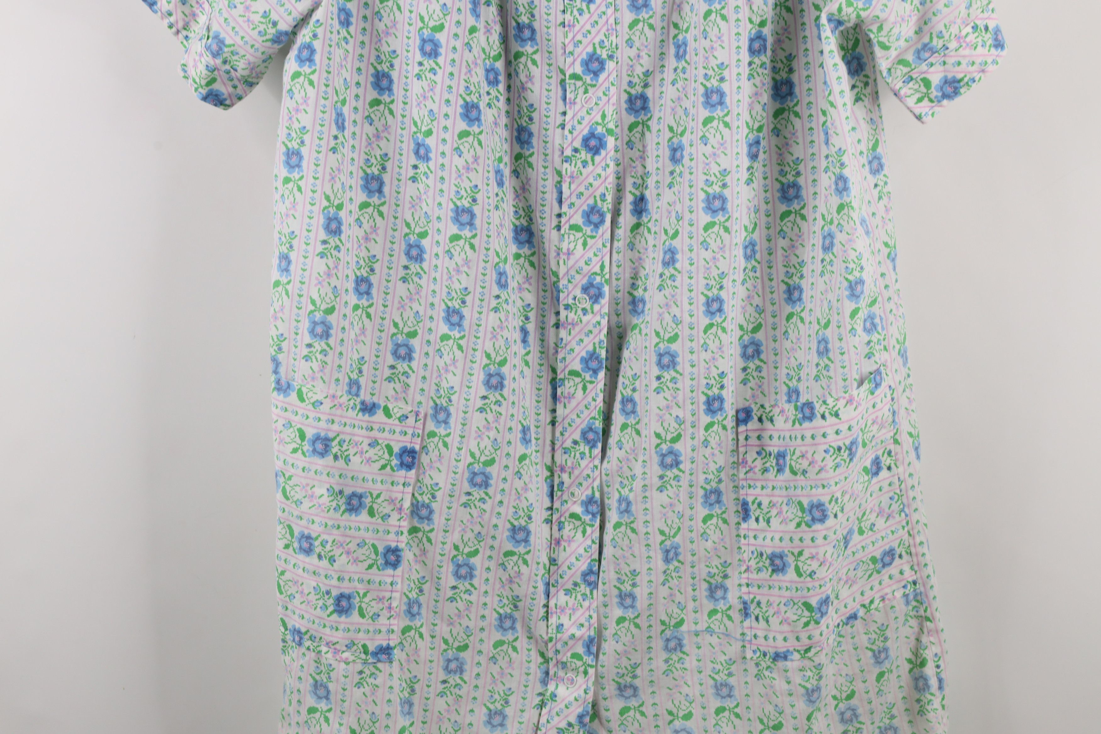 Vintage Vintage 70s Country Primitive Button Muu Muu Night Gown USA Size L / US 10 / IT 46 - 3 Thumbnail