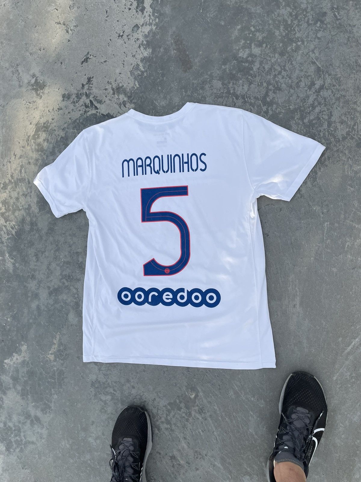 Nike Nike PSG 5 Marquinhos Drill T-Shirt Dri-Fit Soccer Jersey Size US L / EU 52-54 / 3 - 7 Thumbnail