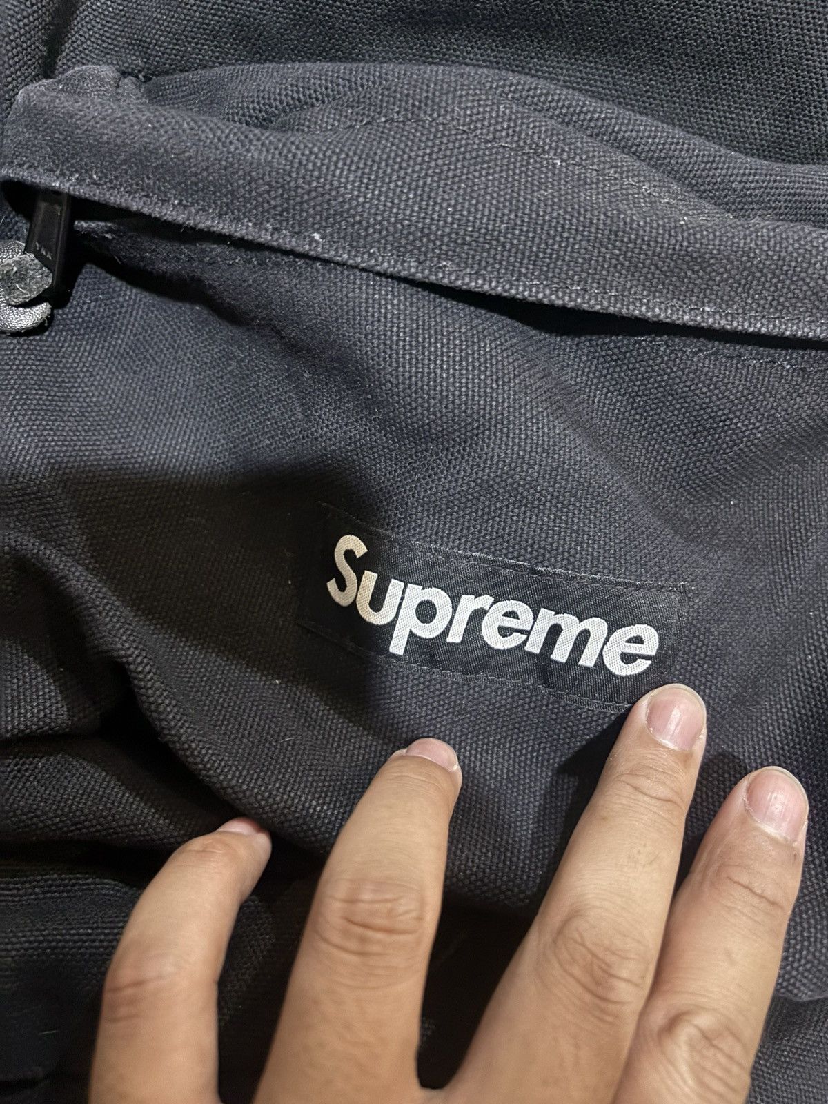 Supreme Backpack Supreme Canvas Logo Box Size ONE SIZE - 2 Thumbnail
