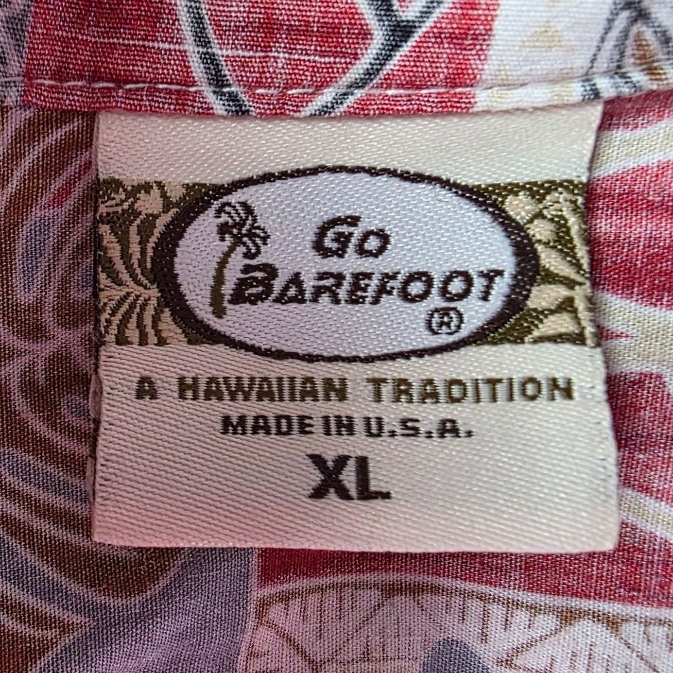 Other Vintage Go Barefoot Mens XL Shirt Hawaiian Reverse Print Size US XL / EU 56 / 4 - 6 Thumbnail
