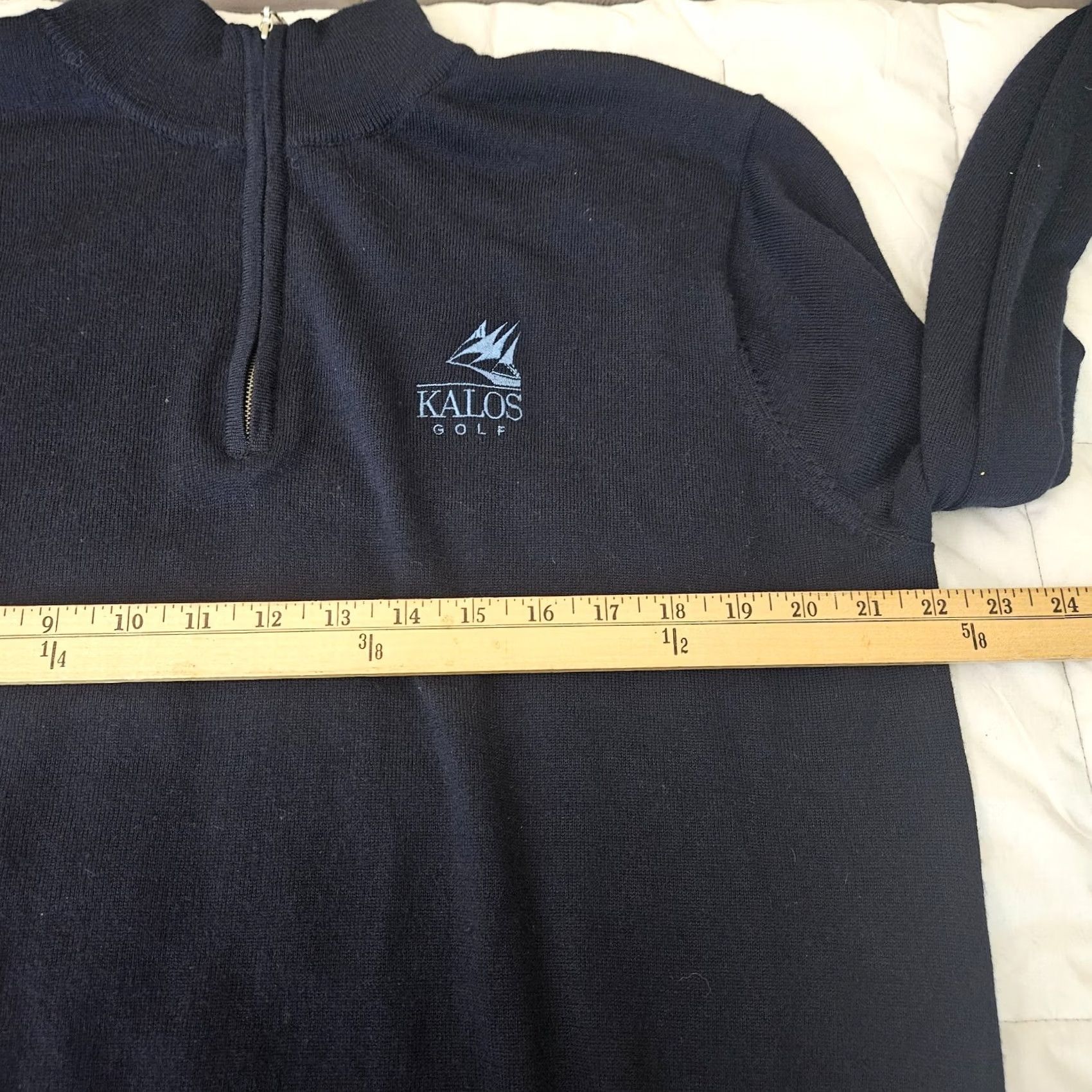 Peter Millar Peter Millar Merino wool Silk Men Navy Blue 1/4 Zipper Sweater Size L Size US L / EU 52-54 / 3 - 6 Thumbnail