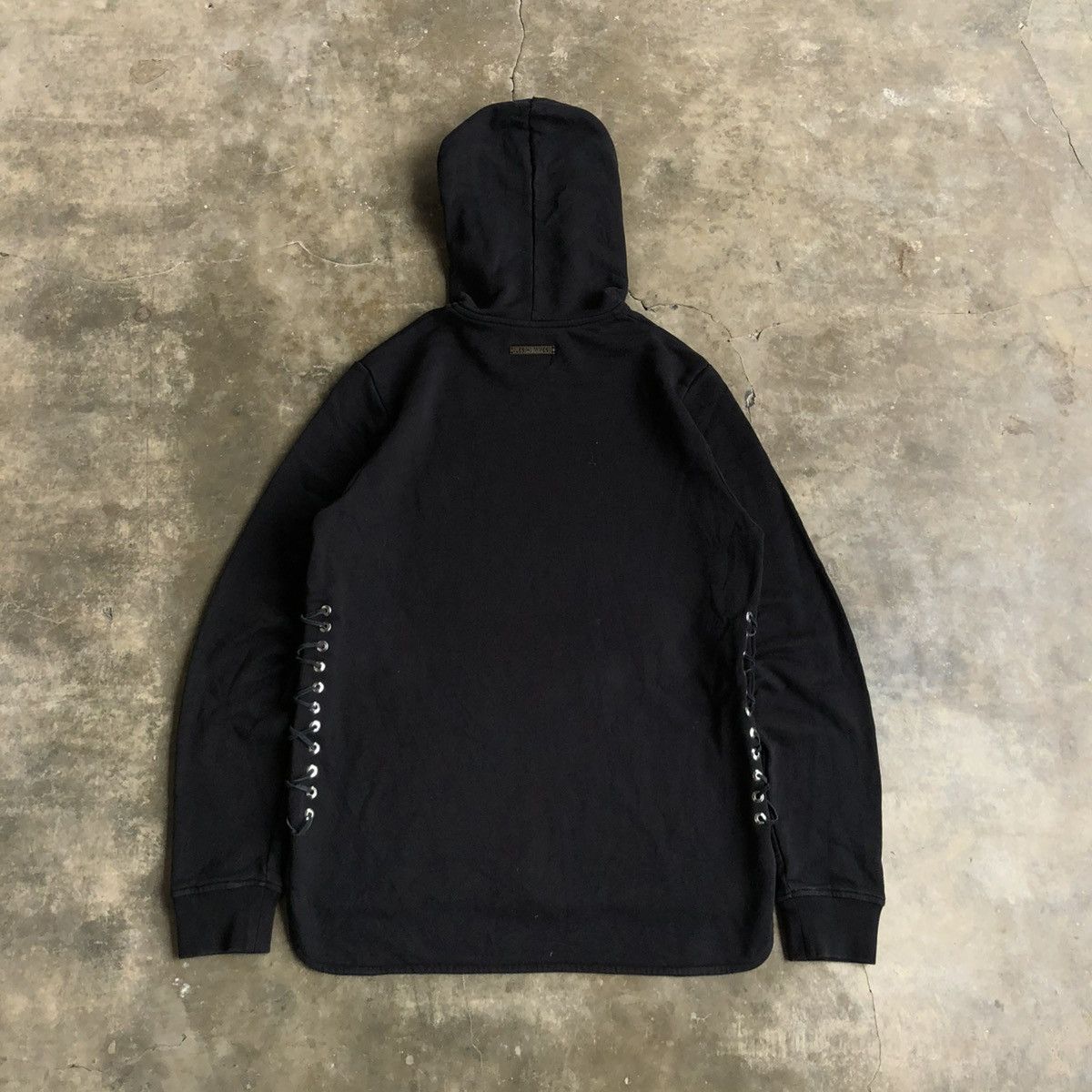 20471120 2000s Les Hommes Grunge Gothic Punk Style Hoodie Black Size US L / EU 52-54 / 3 - 9 Thumbnail