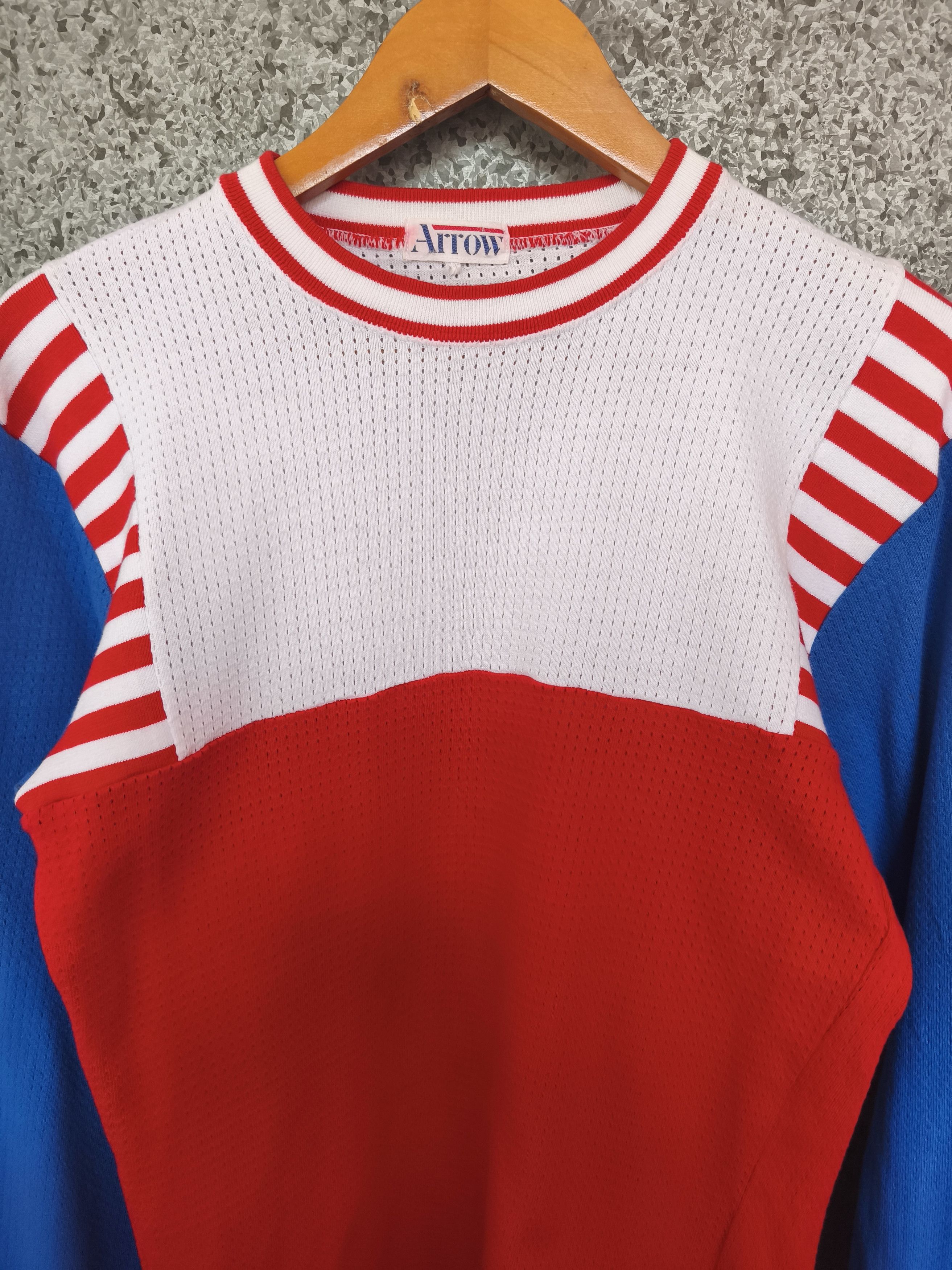 Arrow Vintage 80s Vintage ARROW t shirt long sleeve mesh design Size US S / EU 44-46 / 1 - 2 Thumbnail