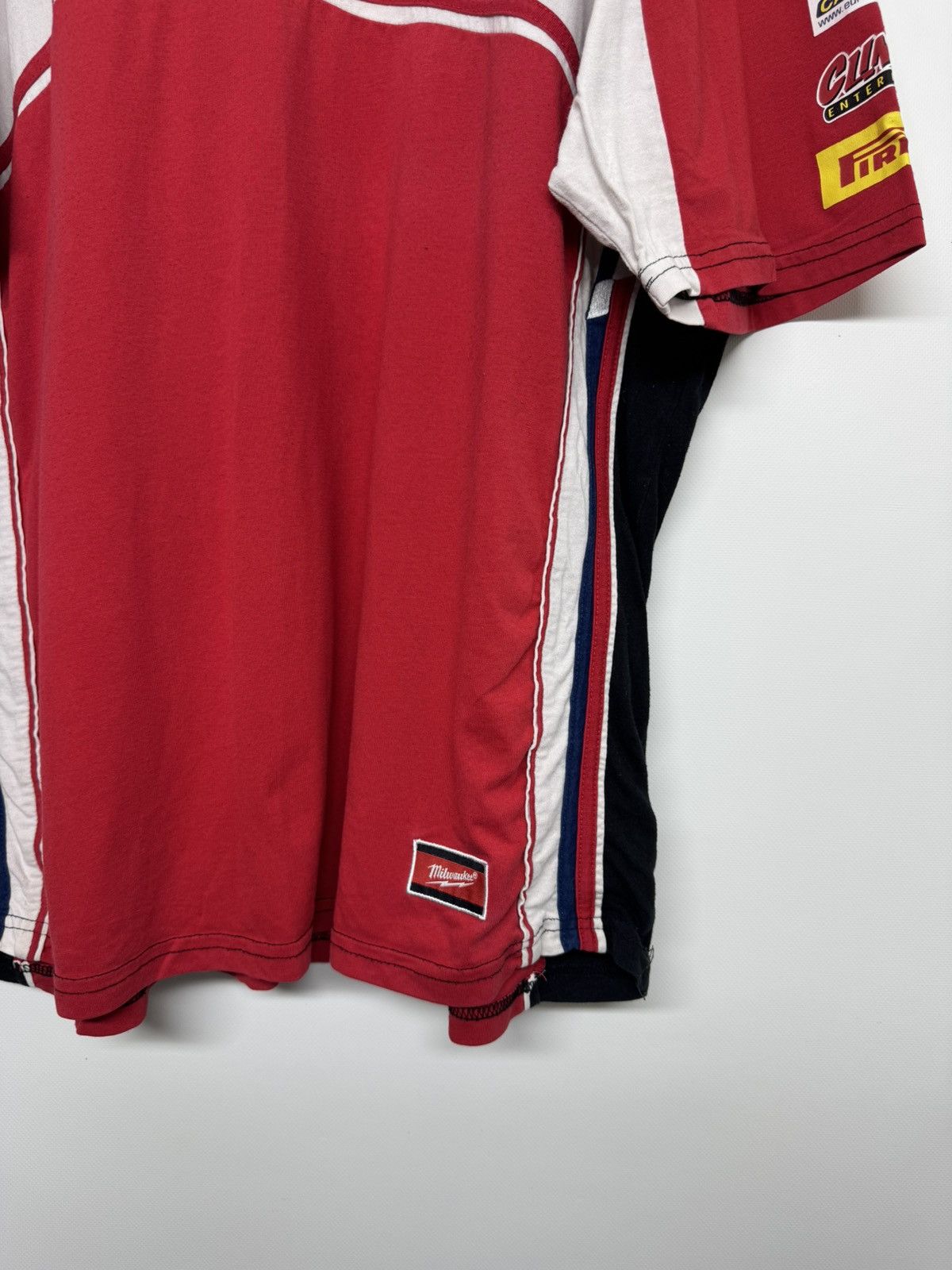 BMW Vintage Bmw Milwaukee Racing Motosport Clinton T-shirt Size US XXL / EU 58 / 5 - 9 Thumbnail