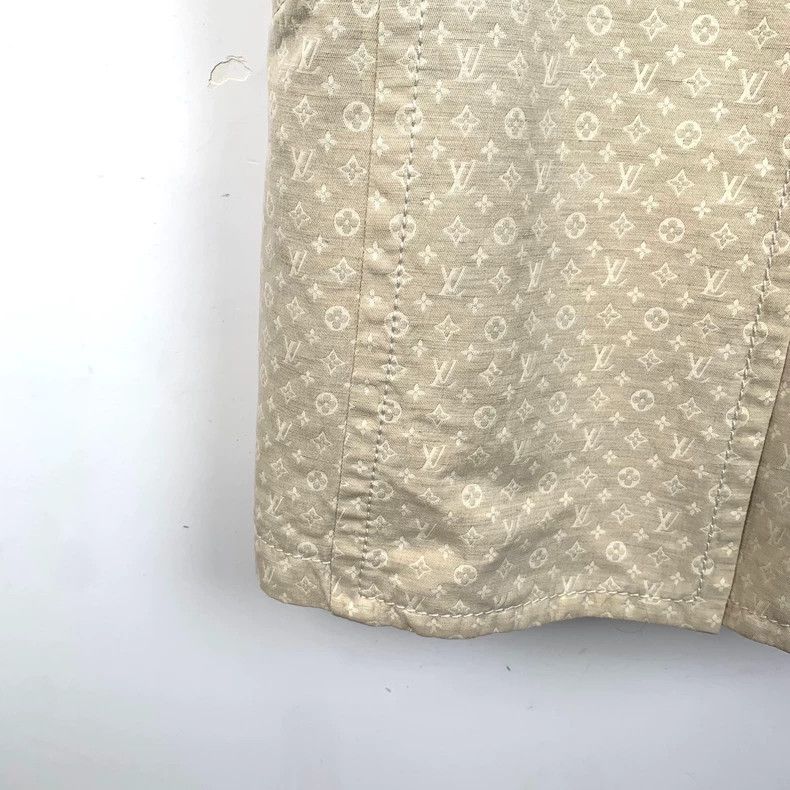 Louis Vuitton Louis Vuitton Brown logo presbyopic full print cotton lape Size XXS / US 00 / IT 34 - 5 Thumbnail