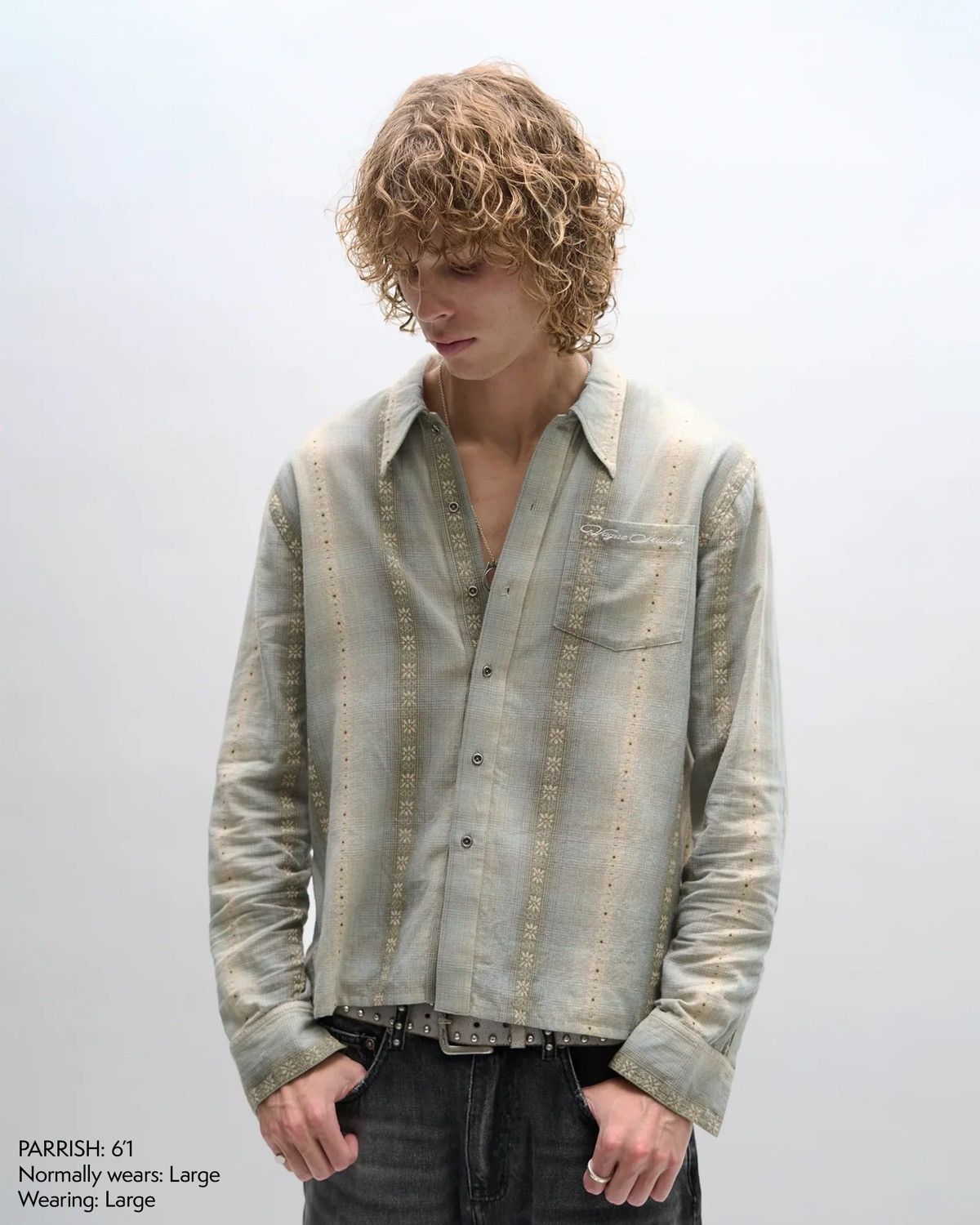 Other Vague Studios FLOWER CHILD FLANNEL [MINT] Size US L / EU 52-54 / 3 - 2 Thumbnail