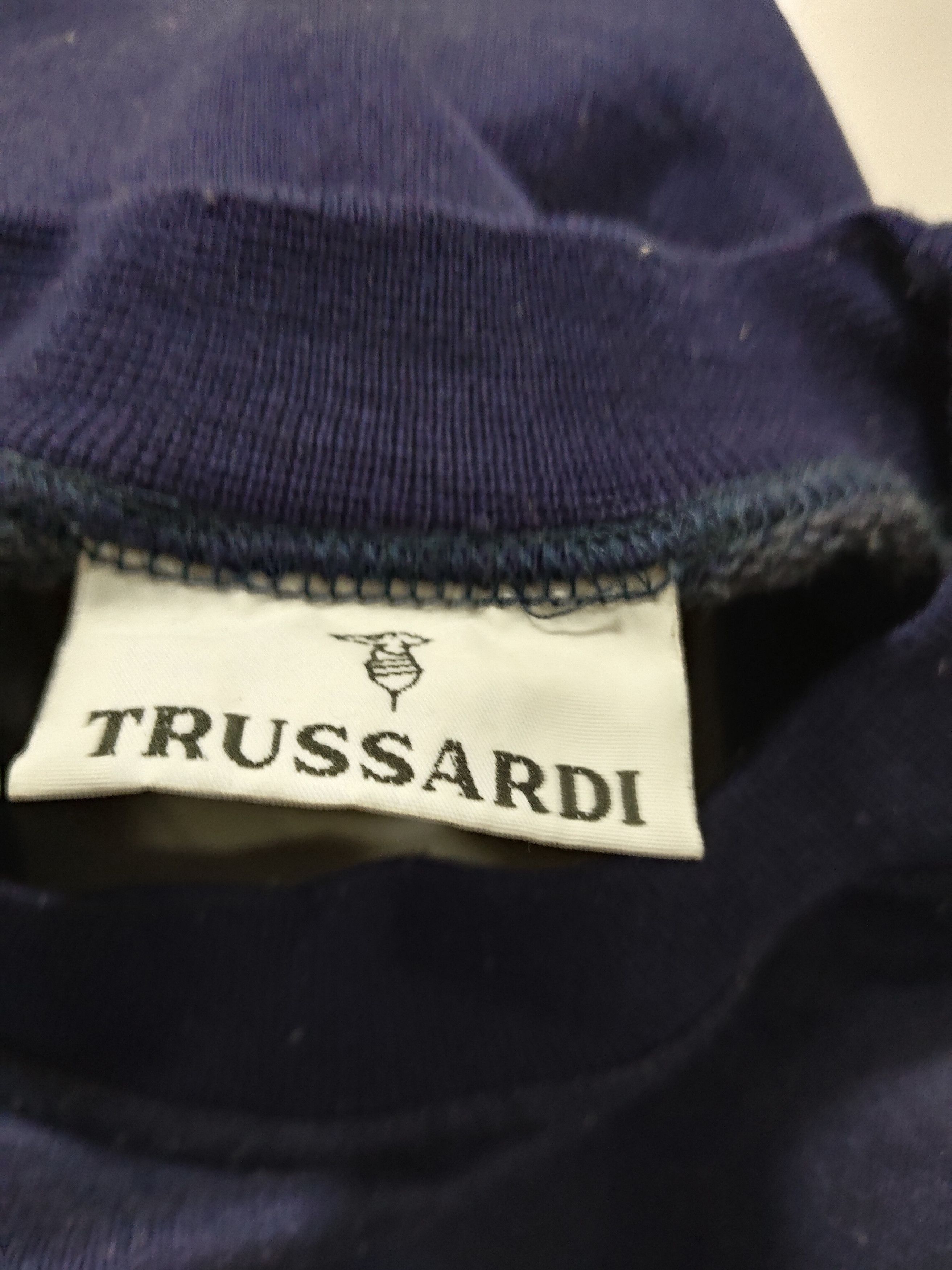 Trussardi × Vintage Vintage Trussardi Made in Italy big Logo Sweatshirt Size US L / EU 52-54 / 3 - 4 Thumbnail