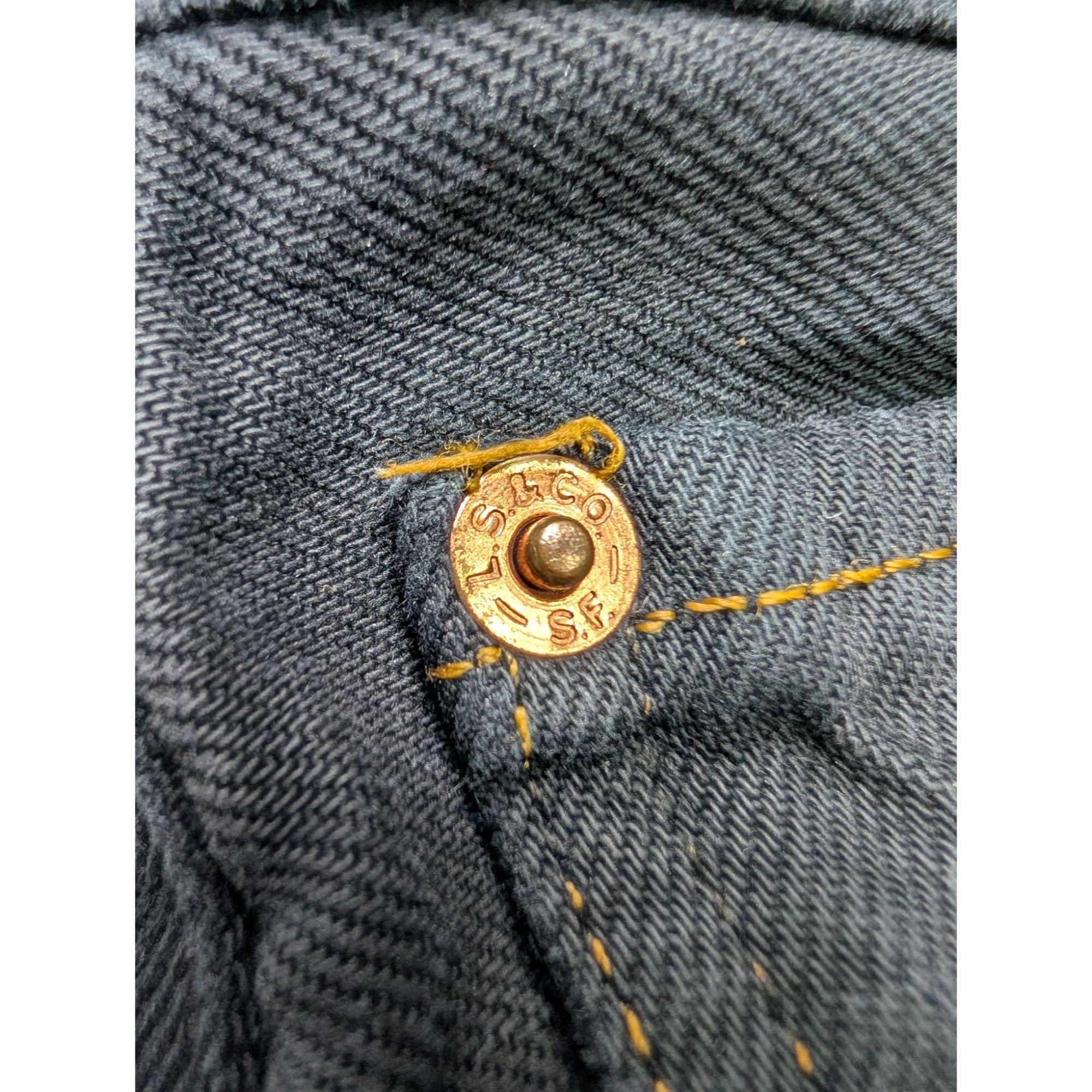 Levi's Levi's 501 Rework by Blackyoto Black Denim Jeans (Y1075) Size US 32 / EU 48 - 5 Thumbnail