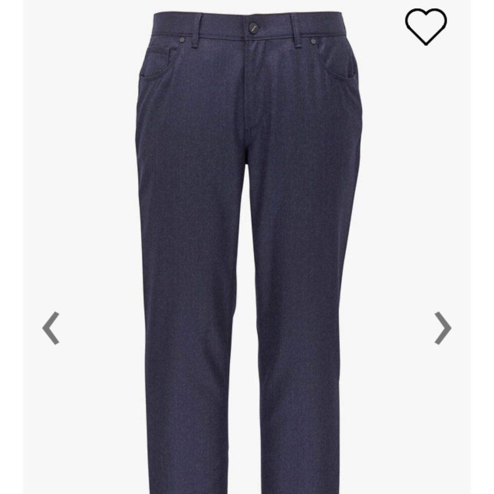 Hiltl HILTL Mens Gray Wool Pants Straight Leg Casual Style 42" W Size US 42 / EU 58 - 4 Thumbnail