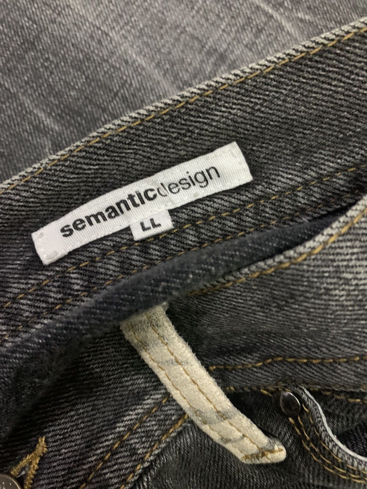 If Six Was Nine 💥Vintage Semantic Design Nice Denim Size US 34 / EU 50 - 10 Thumbnail