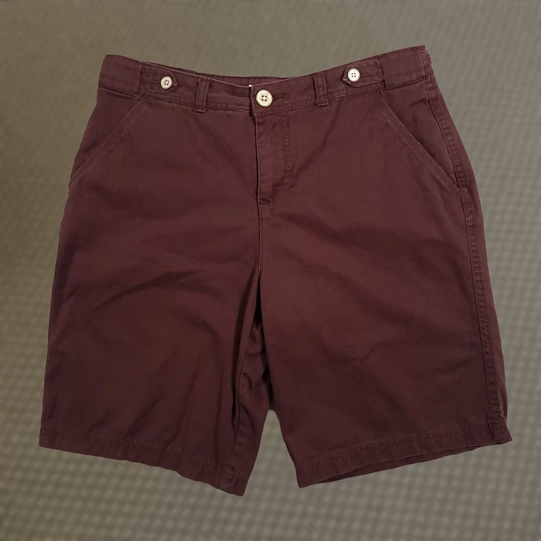 Faded Glory VINTAGE Faded Glory Bermuda Shorts Women's 4 Brown Chino Mid Rise 9" Size 27" / US 4 / IT 40 - 1 Thumbnail