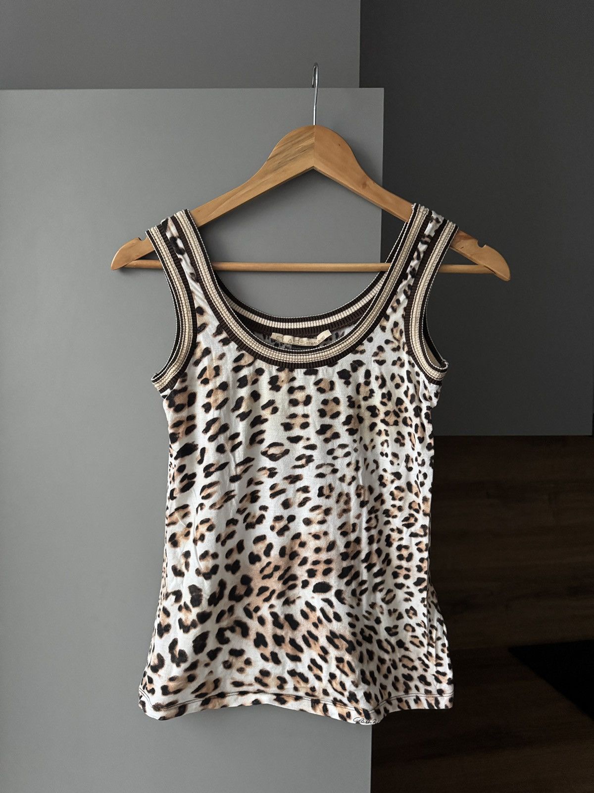 Cavalli Class Vintage Roberto Cavalli CLASS Leopard Print Tank Top Size S / US 4 / IT 40 - 1 Thumbnail