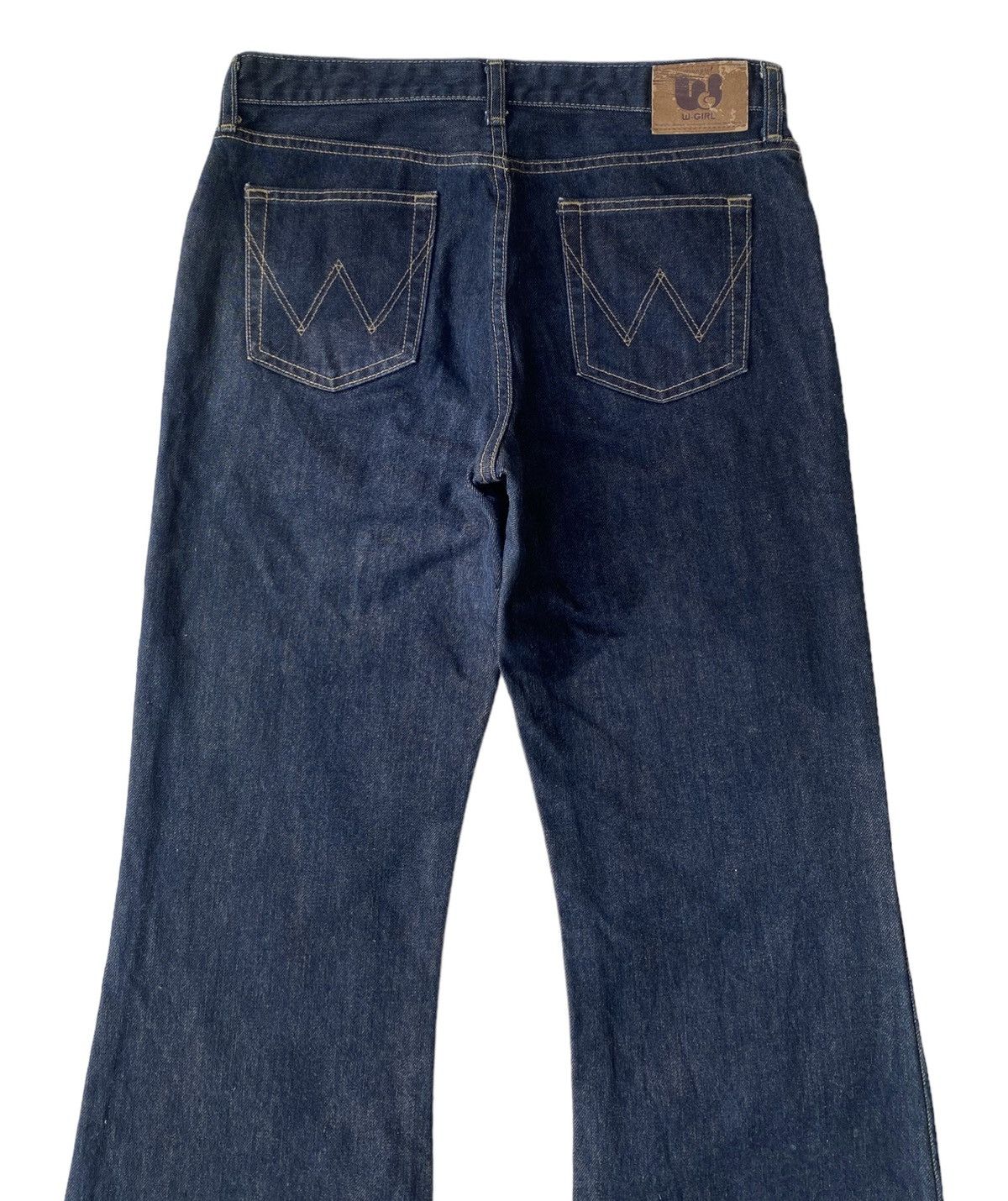 If Six Was Nine × Undercover FLARED🔥WRANGLER BELL BOTTOM W-GIRL FLARE DENIM JEANS Size US 30 / EU 46 - 4 Thumbnail