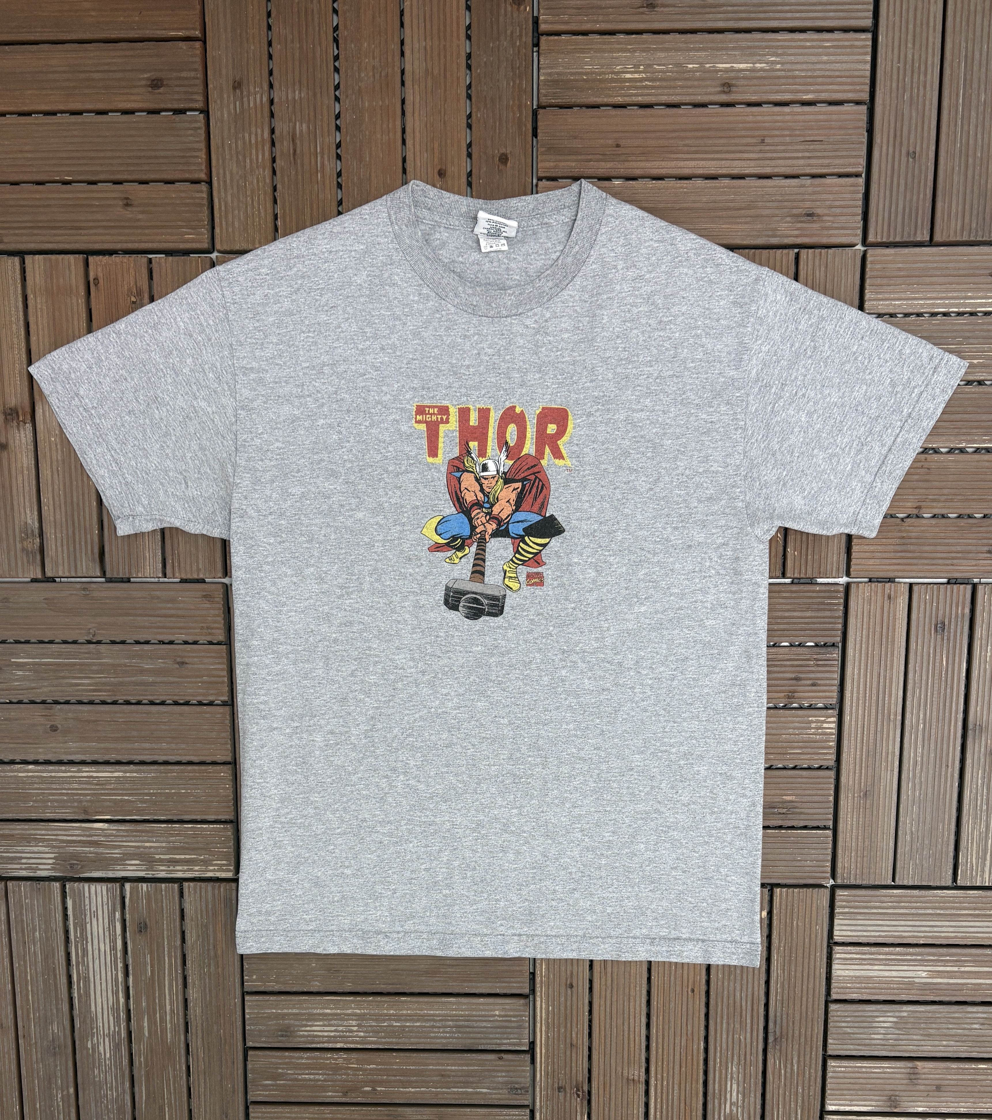 Vintage The Mighty Thor Vintage Grey T-Shirt Tee Size US L / EU 52-54 / 3 - 1 Thumbnail