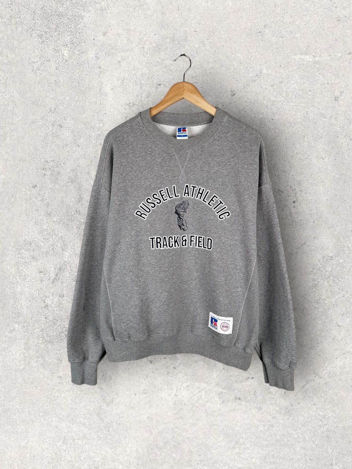 Russell Athletic Vintage Russel Authentic Track Field Sweatshirt Size US M / EU 48-50 / 2 - 1 Thumbnail